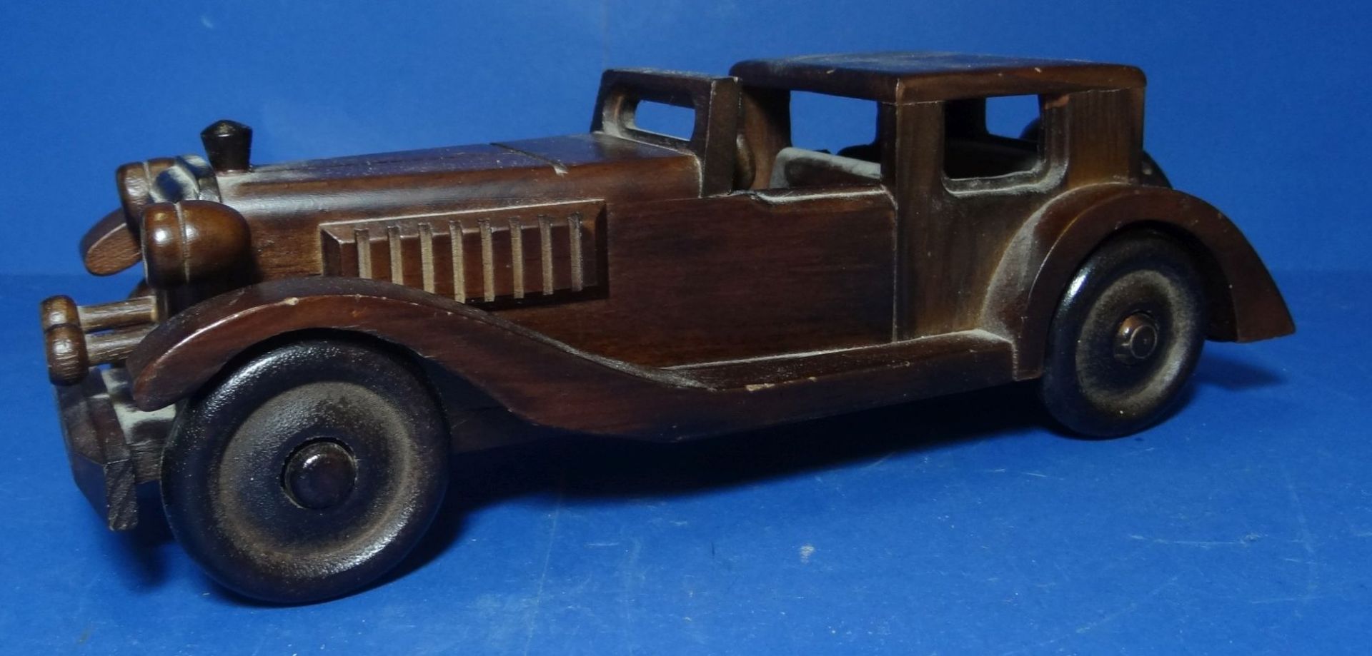 Oldtimer-Modell aus Holz, L-25 cm - Image 3 of 6