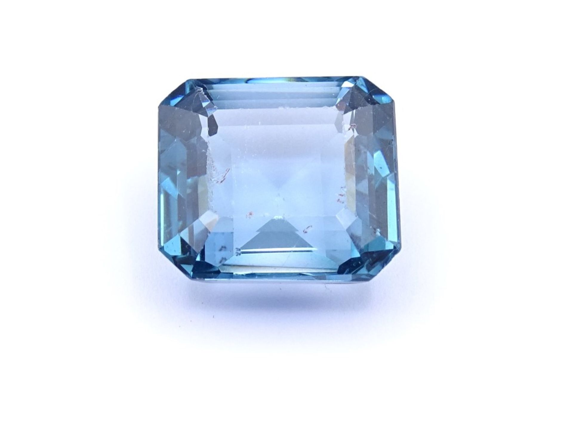 Blautopas, 20,5ct., 15,6x15,0x7,9mm - Bild 2 aus 4