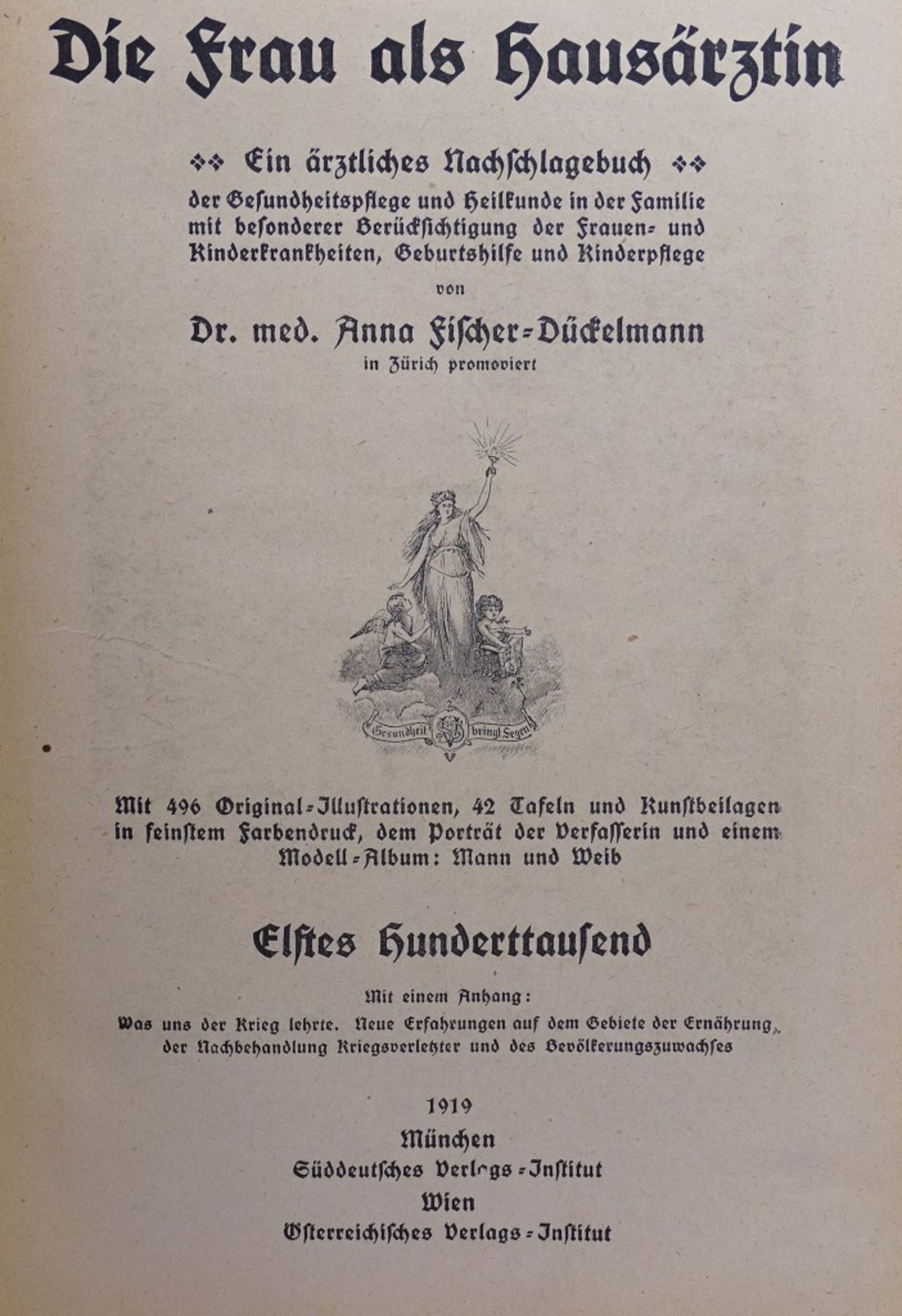 "Die Frau als Hausärztin",Das goldene Familienbuch,1919,Naschlagebuc - Bild 2 aus 9