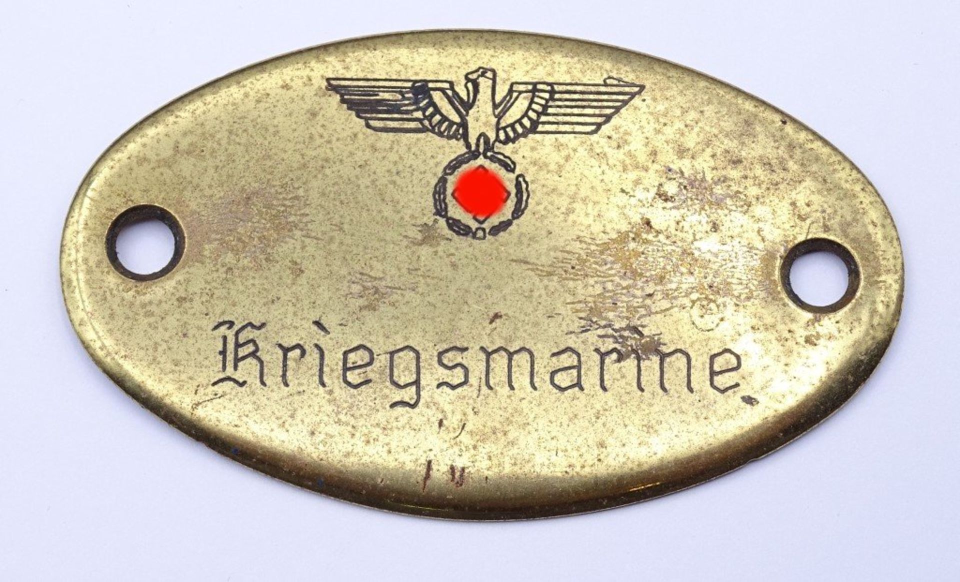 Ovale Plakette "Kriegsmarine",
