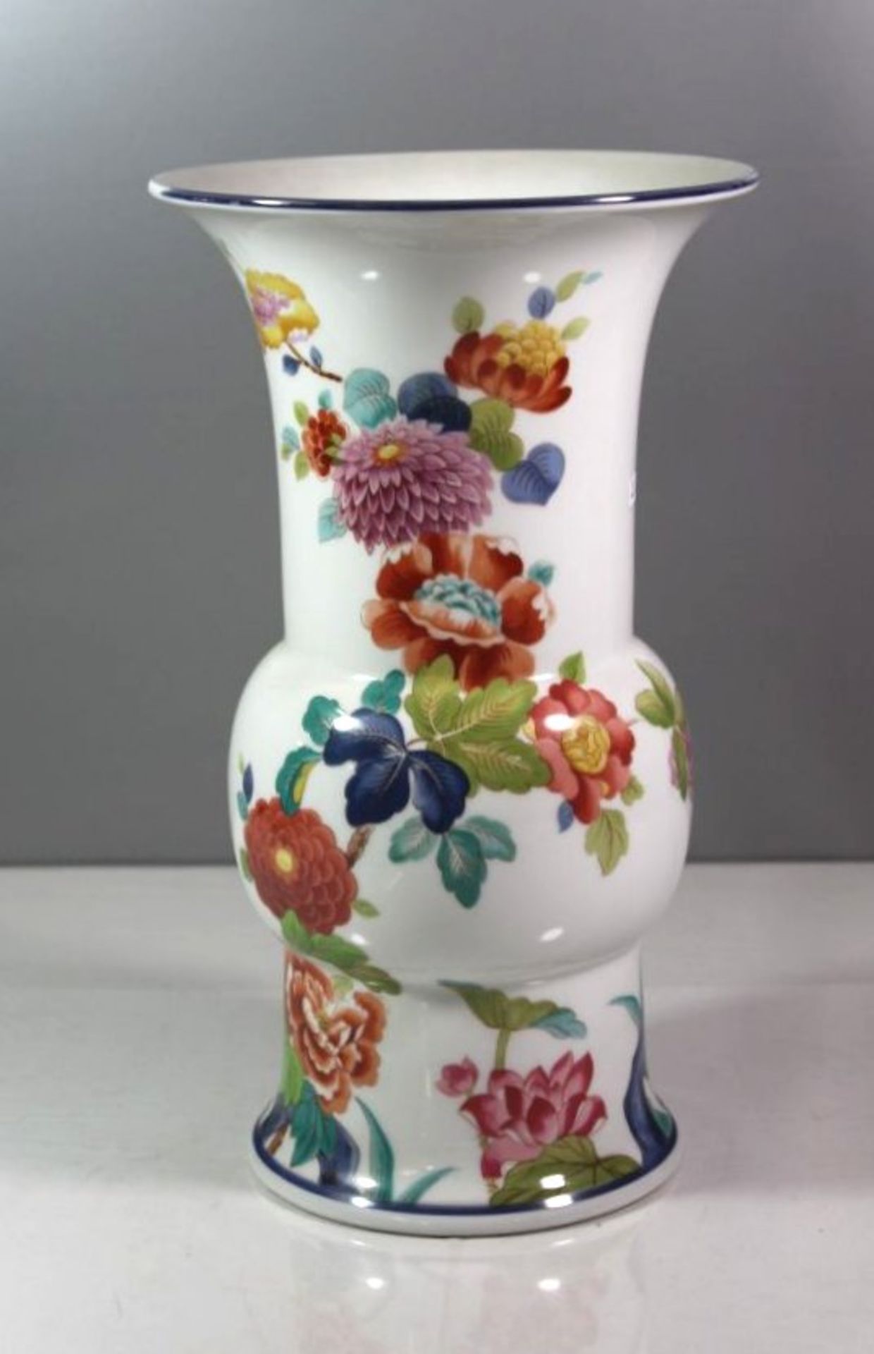 hohe Vase, Heinrich, Dekor Lai Wah, H-30,5cm.