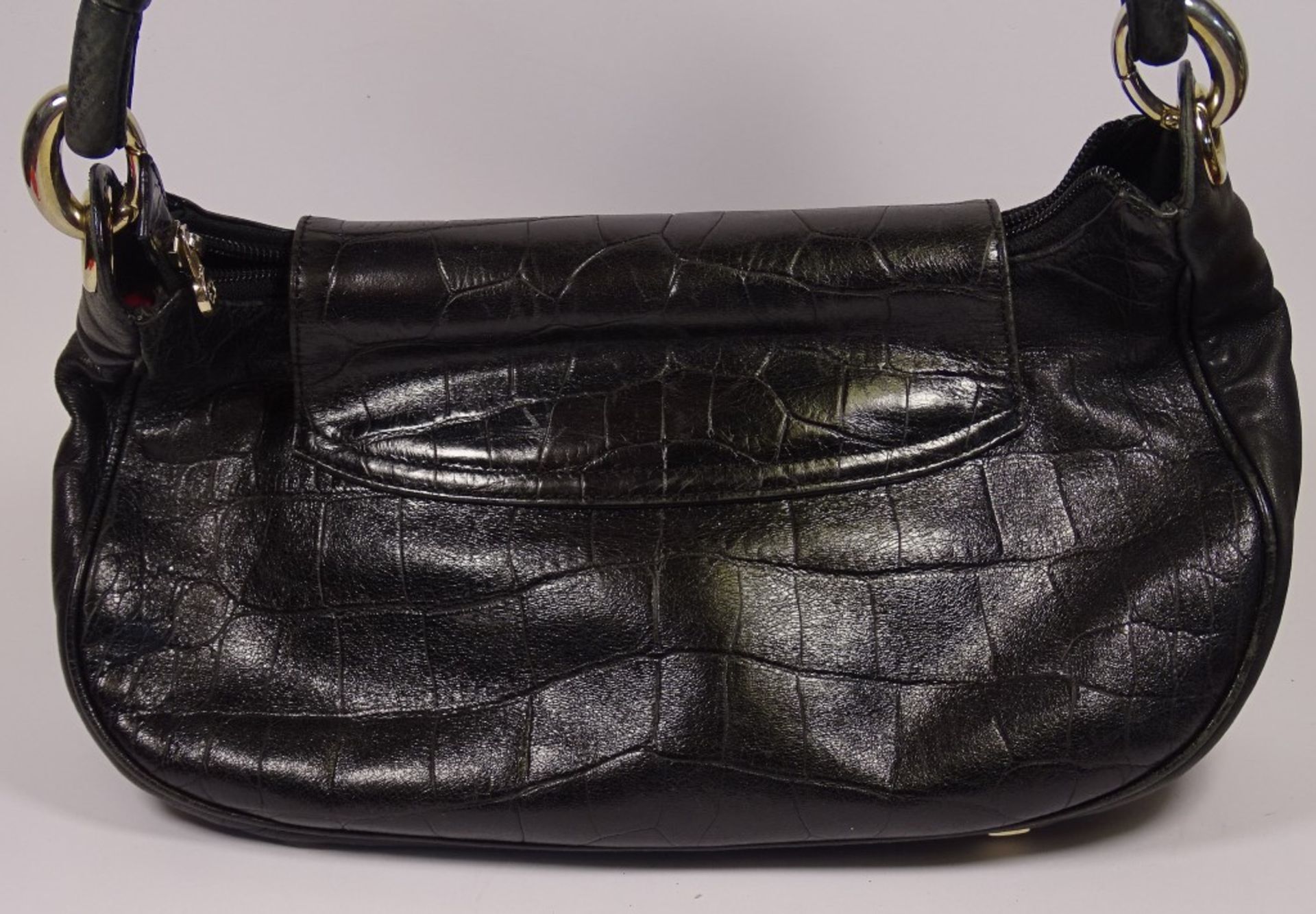 schwarze Damen Handtasche "Escada",17x28cm - Bild 3 aus 5