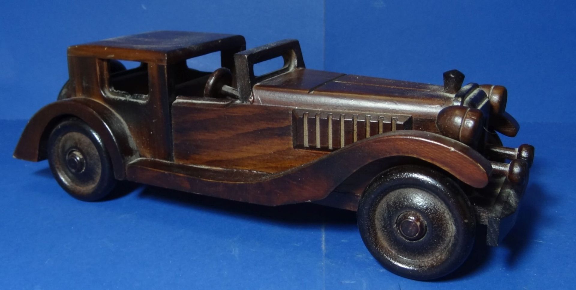 Oldtimer-Modell aus Holz, L-25 cm