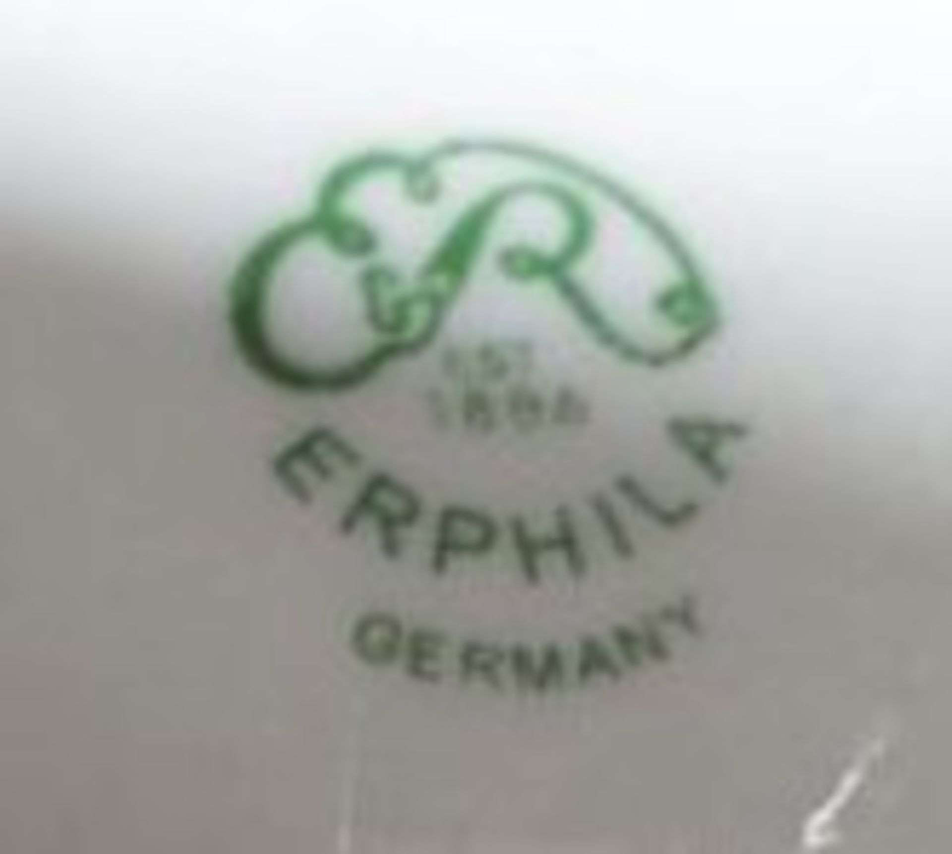 Mohr mit Obstschale, Ebeling & Reuss (Erphila), farbig bemalt und gold staffiert, H- 28 cm. - Bild 4 aus 4