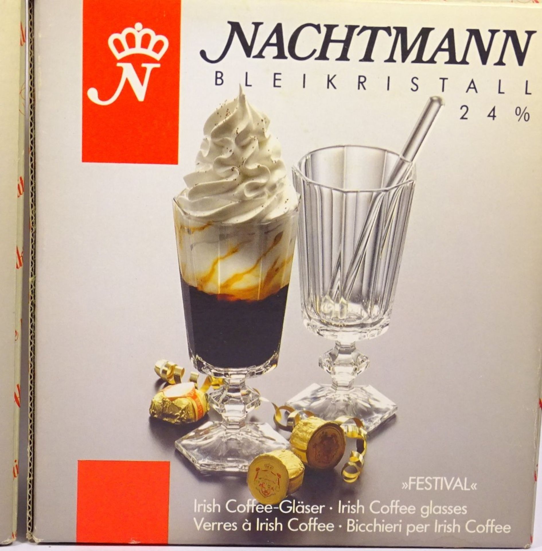 Irish Coffee-Gläser "Nachtmann",OVP,4 Stü - Bild 2 aus 3