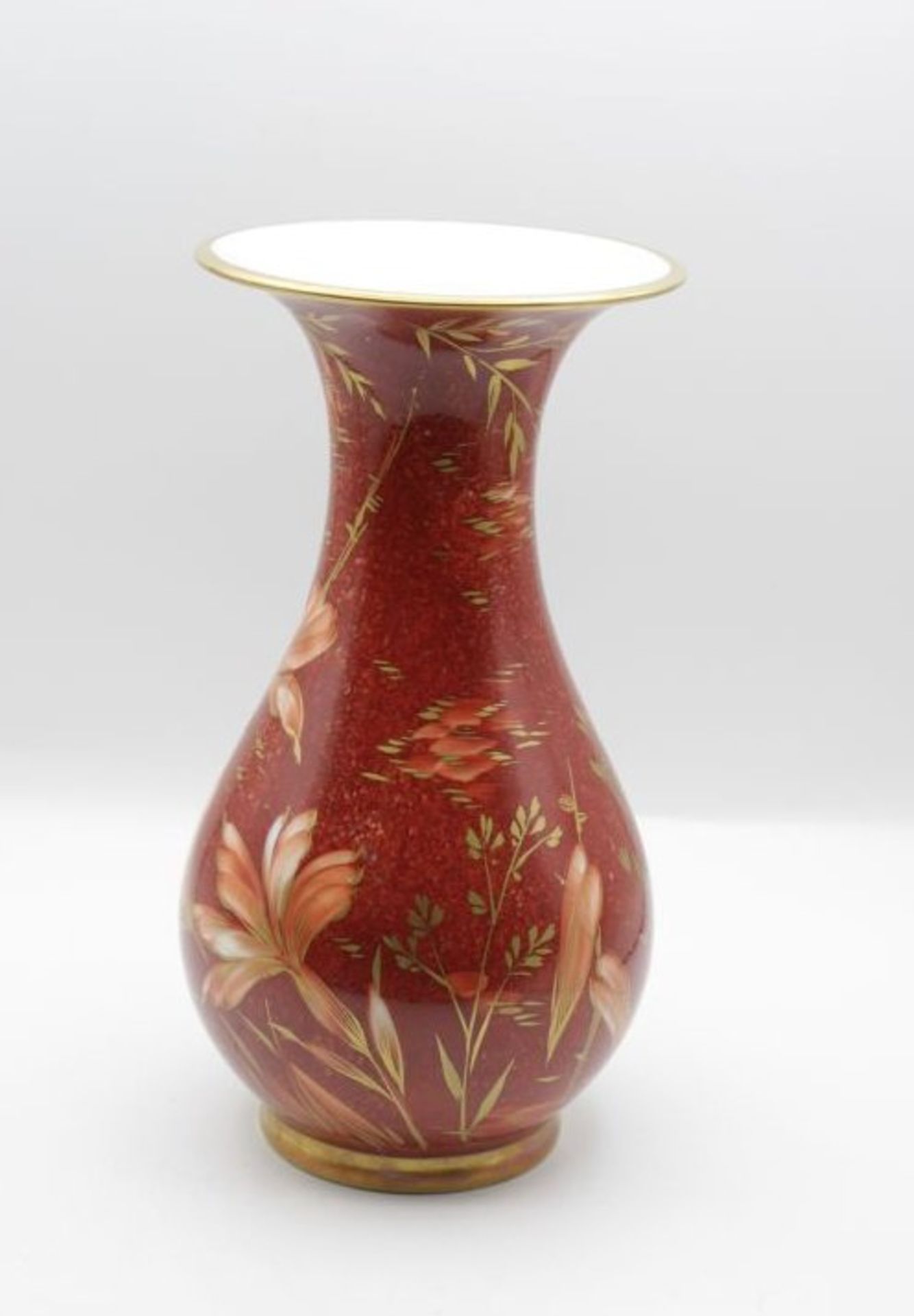 Vase, Rosenthal, Zaubergarten, handbemalt, H-20,5cm.
