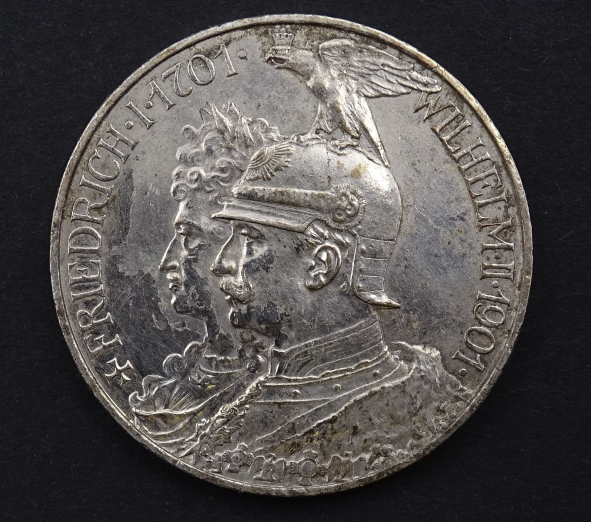 Fünf Mark 1901 Friedrich I + WIlhelm II , 27,7gr