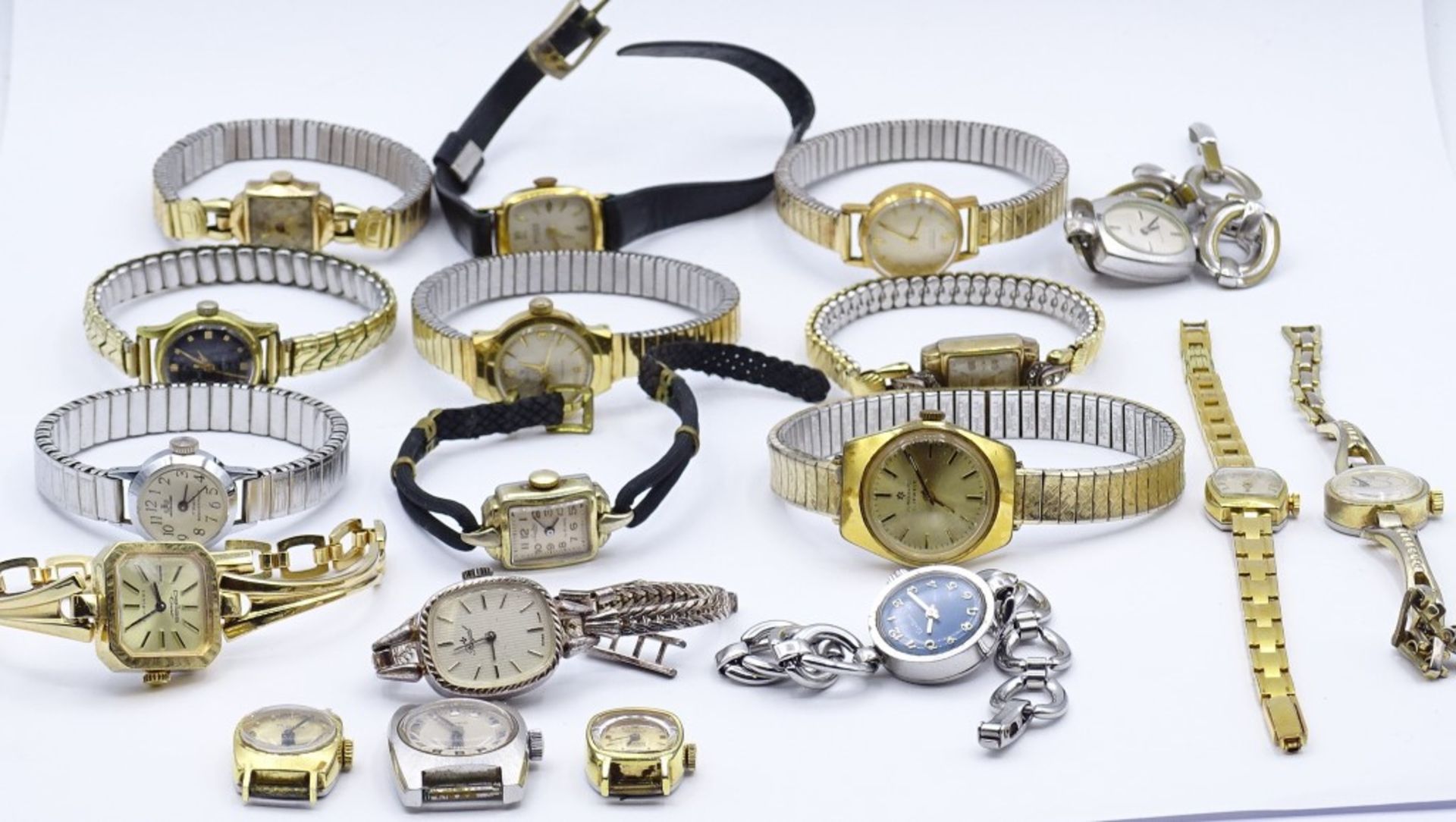 Konvolut Damen Armbanduhren,mechanisch,Werke laufen - Bild 3 aus 9