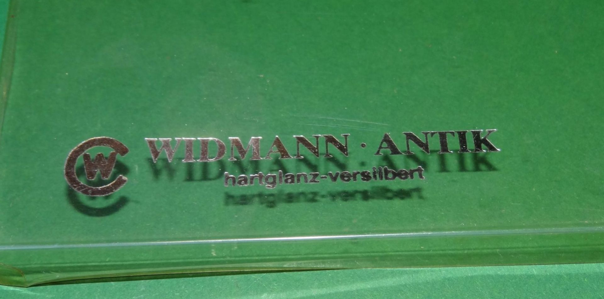 12x Moccalöffel "Widmann-Antik" versilbert, hartvergoldet, in Schachteln, L-9,5 c - Bild 4 aus 4