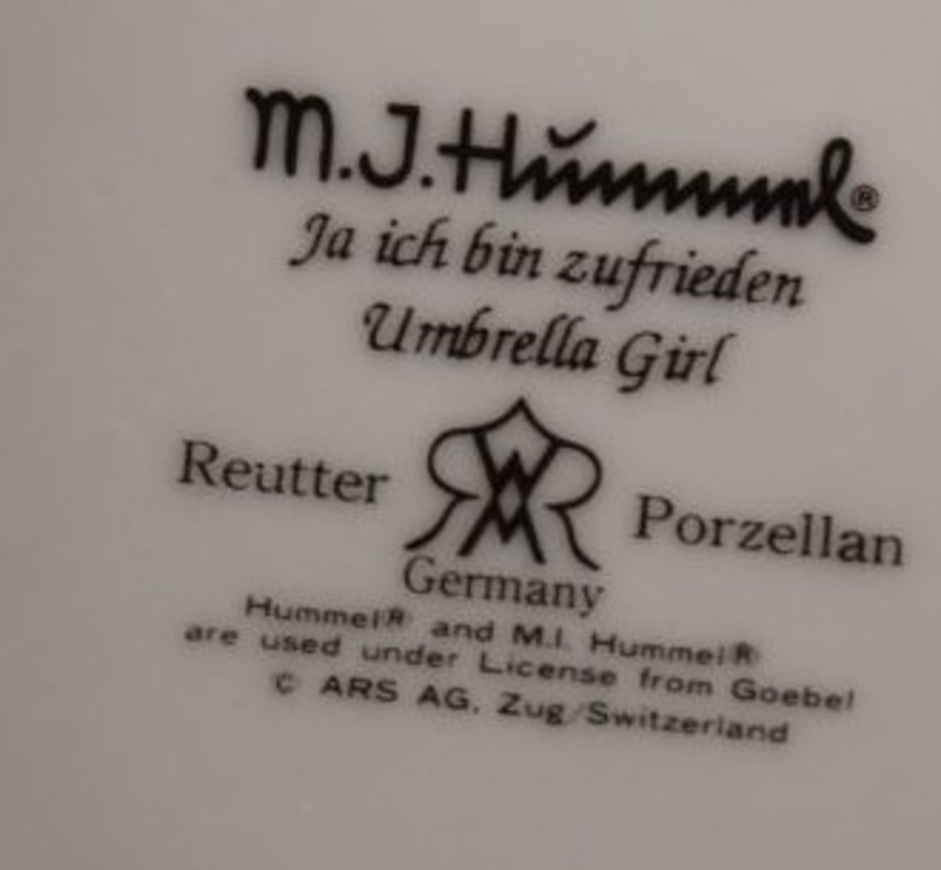 Kaffeebecher mit Hummelmotiv, Reutter Porzellan, H-10cm. - Bild 2 aus 2