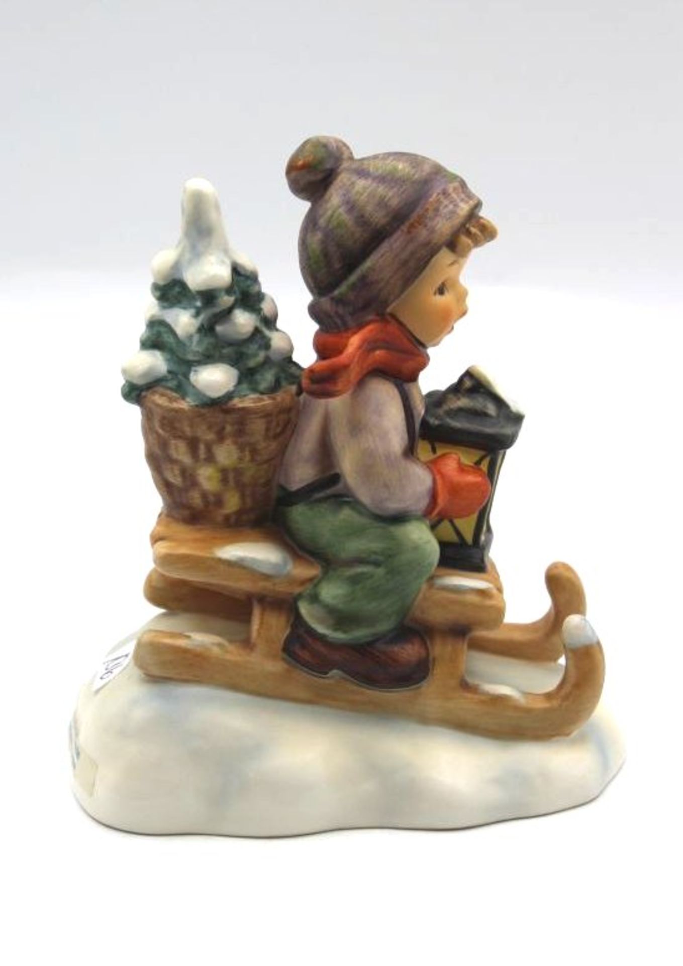 Hummel-Figur, Fahrt in die Weihnacht, Goebel, H-11cm L-10cm. - Bild 2 aus 5