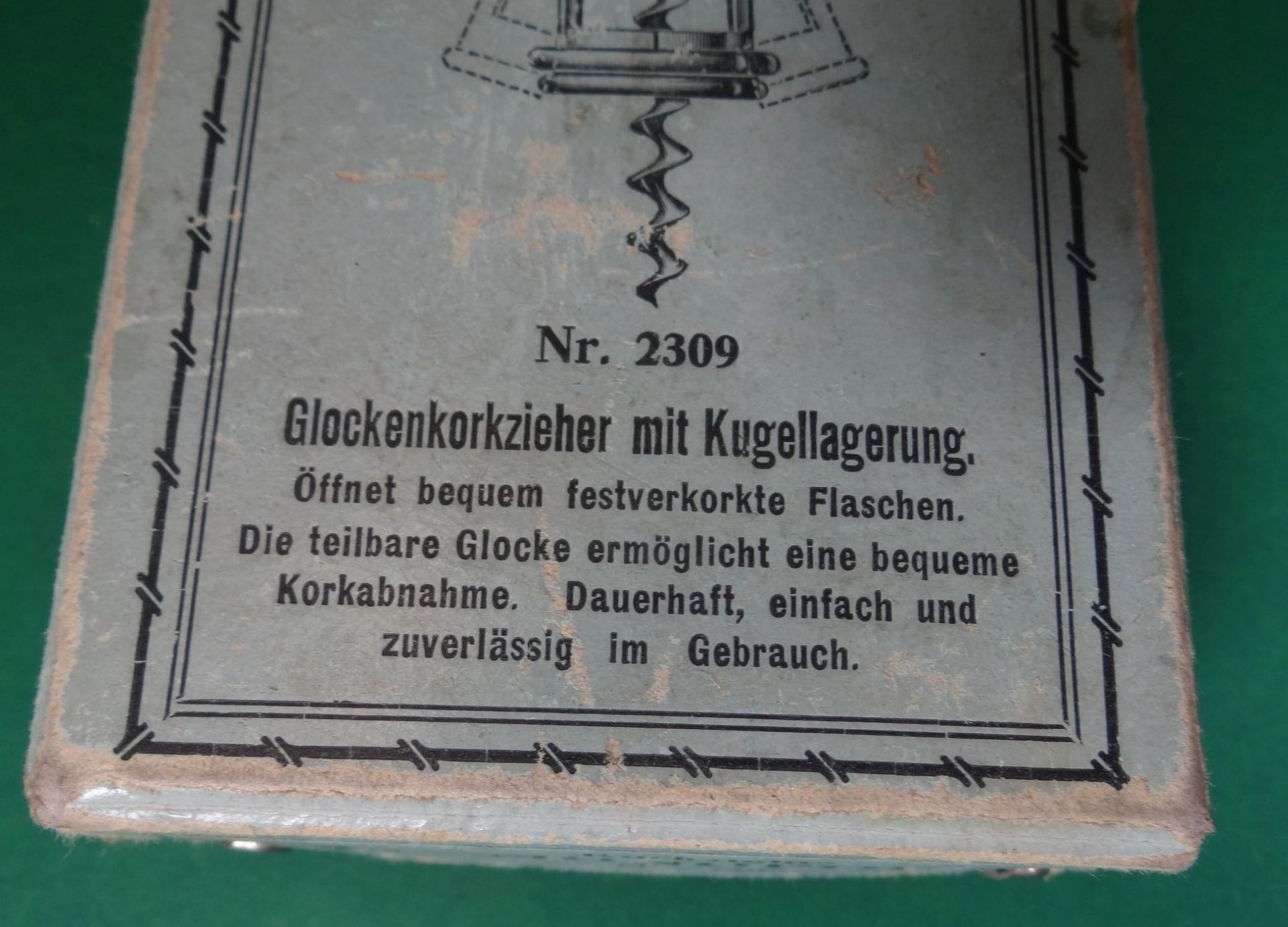 alter Korkzieher "Monopol" in orig. Karton, wohl 30-40-er Jahre, L-ca. 15 cm - Bild 3 aus 6
