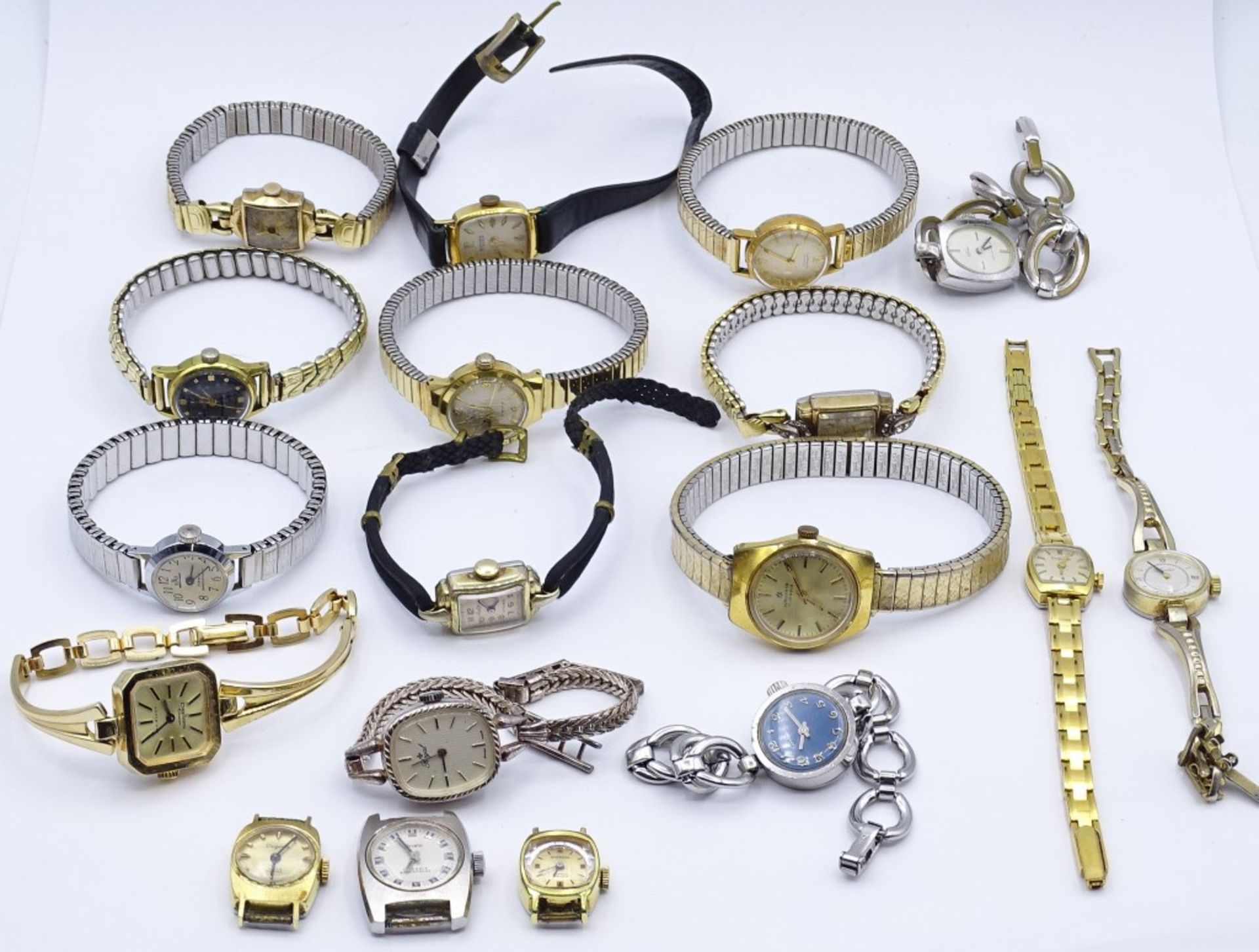 Konvolut Damen Armbanduhren,mechanisch,Werke laufen - Bild 2 aus 9