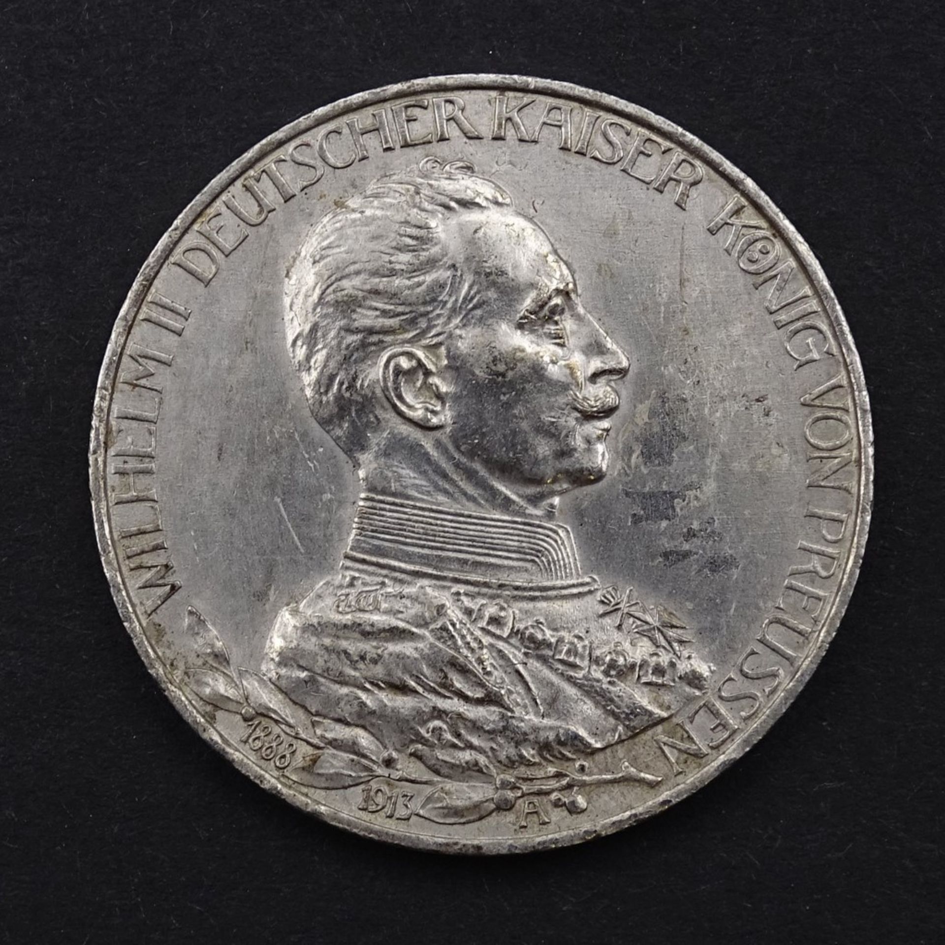 Drei Mark 1913 A Wilhelm II Deutscher Kaiser von Preussen