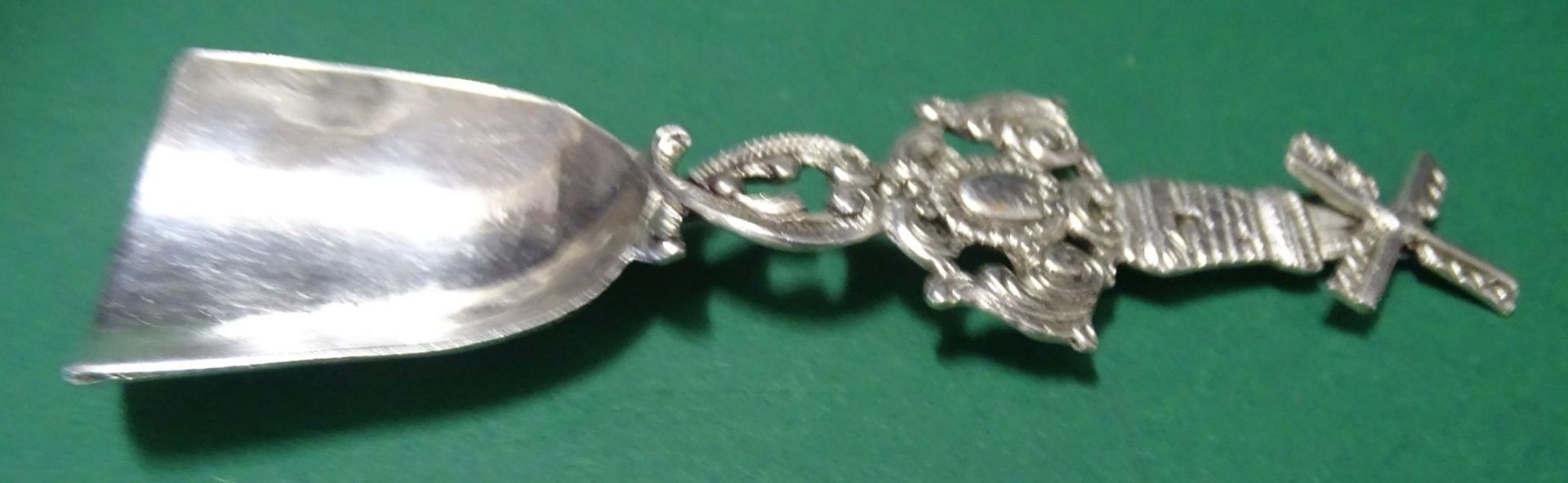 Zuckerschaufel, Silber-800- mit Windmühle, Rad drehbar, L-10,5 cm, 18 gr - Bild 2 aus 5