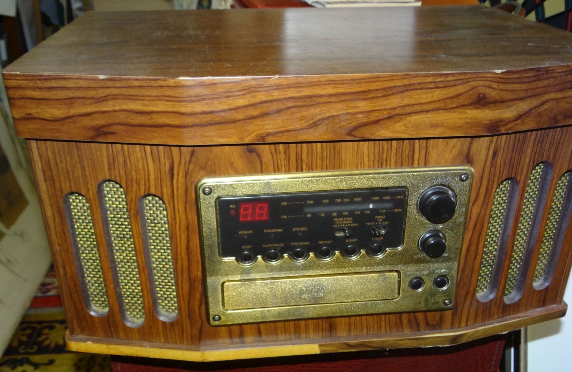 Soundmaster NR 907 R Stereoanlage Kompaktanlage CD Plattenspieler Radio, funktionstüchtig, Nr.