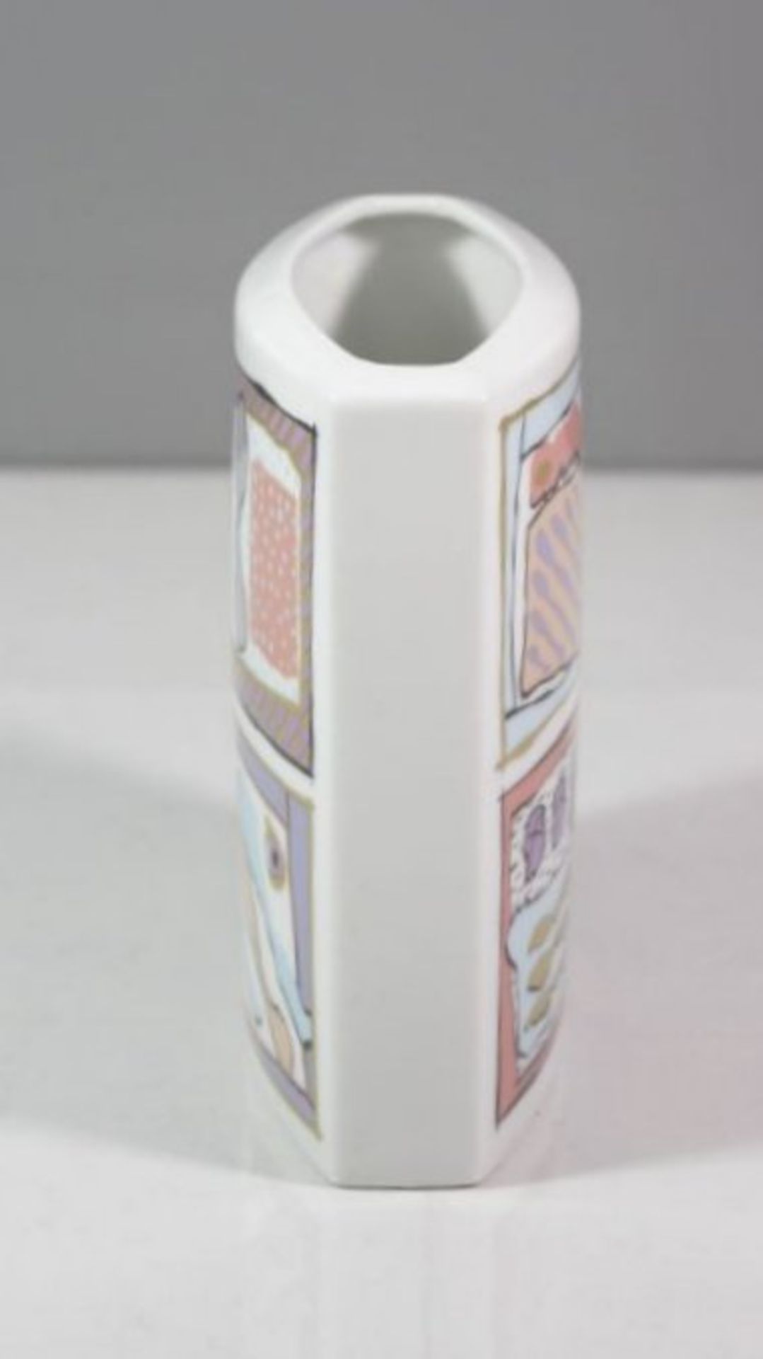 Designvase, Rosenthal studio-line, Entw. Dorothy Hafner, H-13,5cm. - Bild 2 aus 4