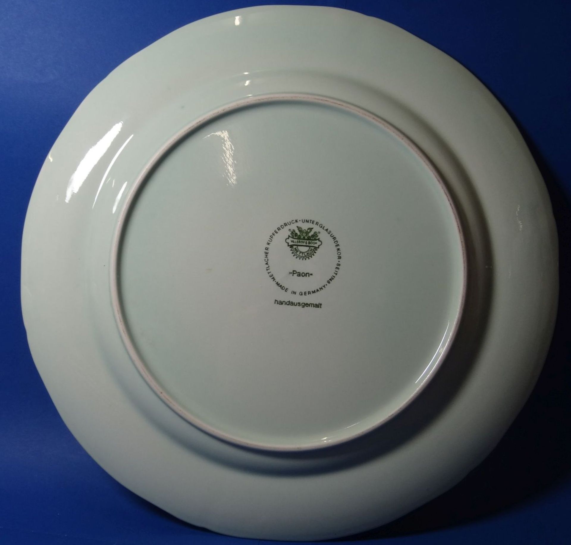 grosse Platte "Villeroy&Boch" Dekor Päon, D-32,5 c - Bild 3 aus 4