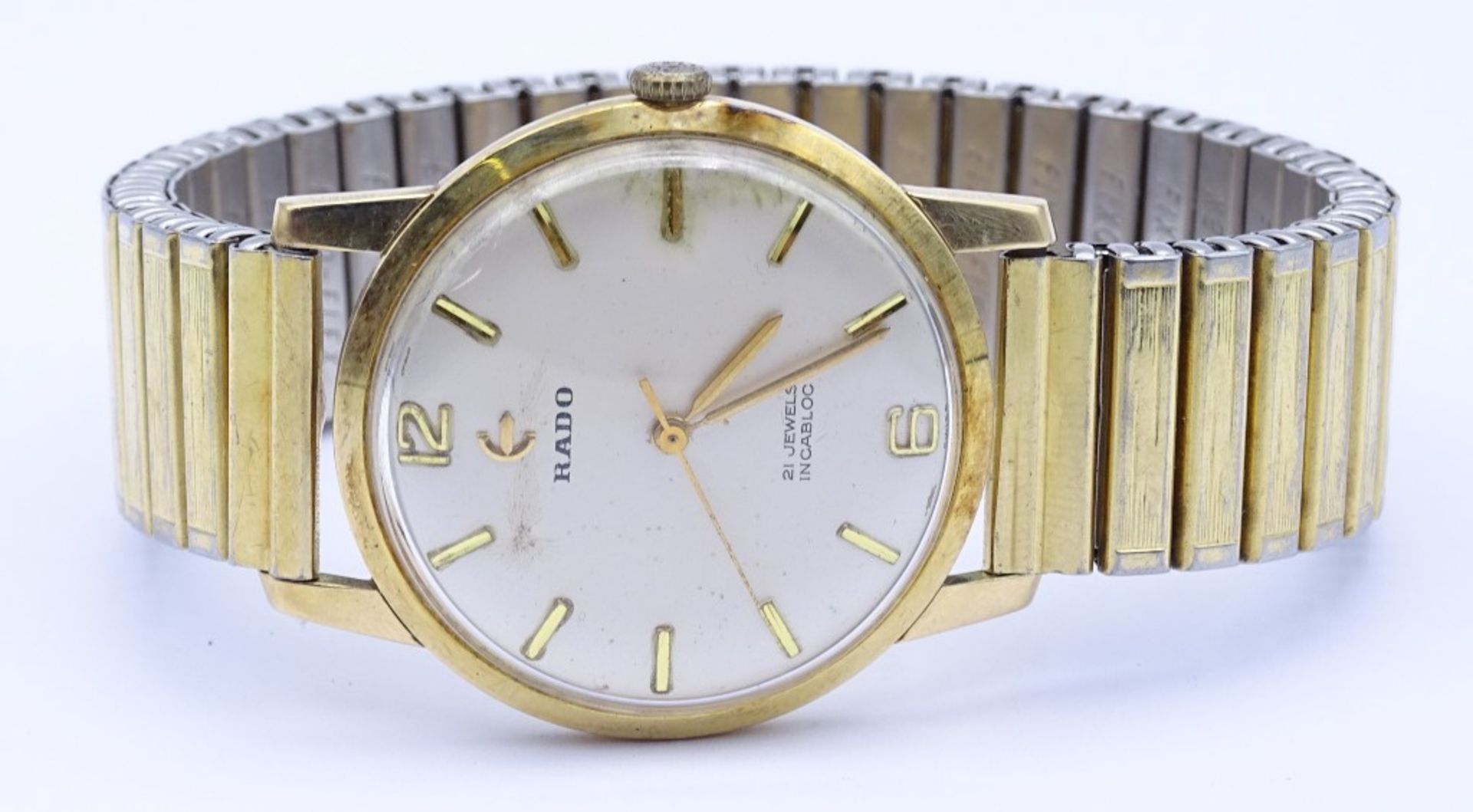 HAU "Rado",mechanisch,Werk läuft,Gehäuse+Deckel Gold 585/000,d-34,2m - Bild 2 aus 5