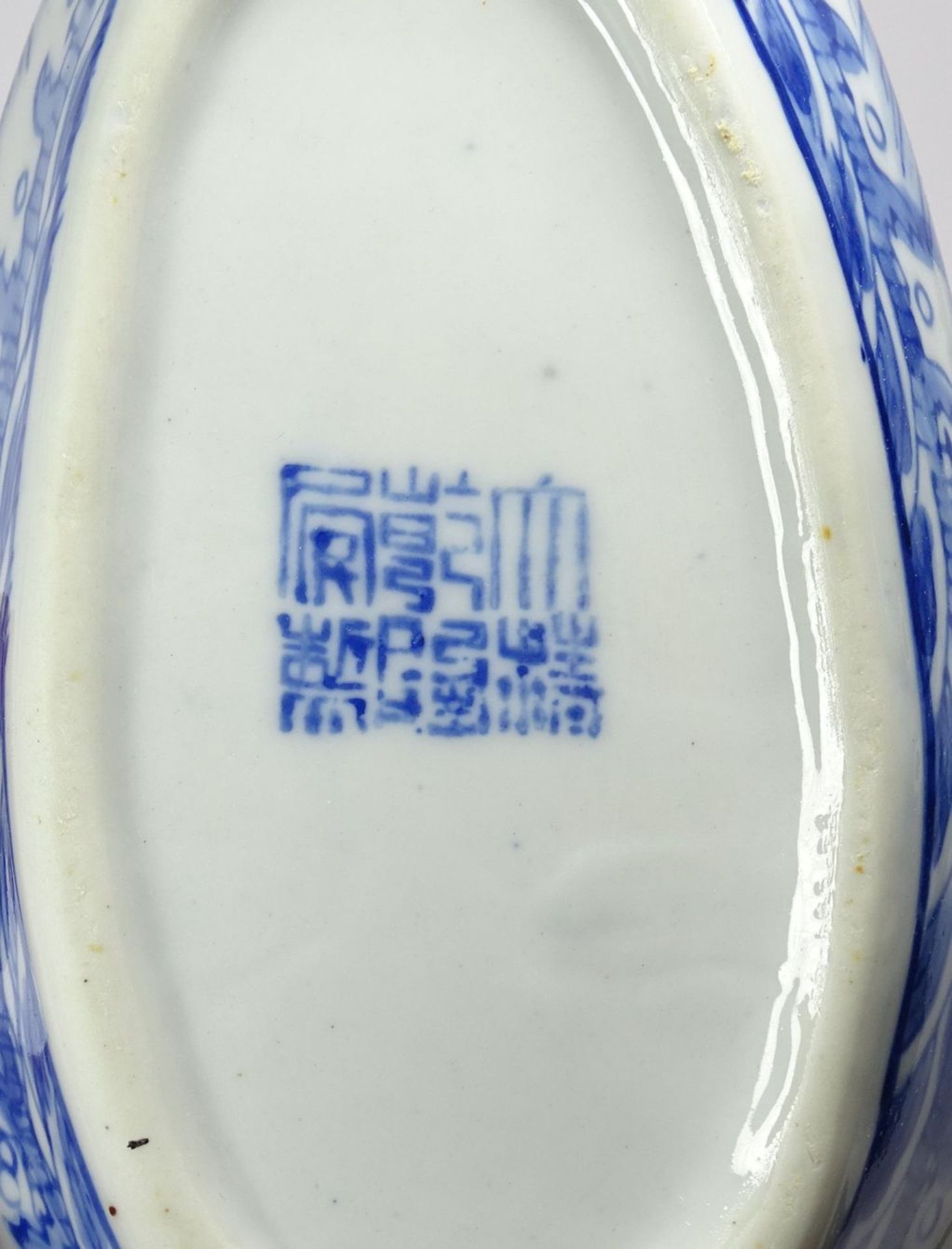 Teekanne in Entenform, Blaumalerei, China, H-18 cm, L-23 cm - Bild 5 aus 5
