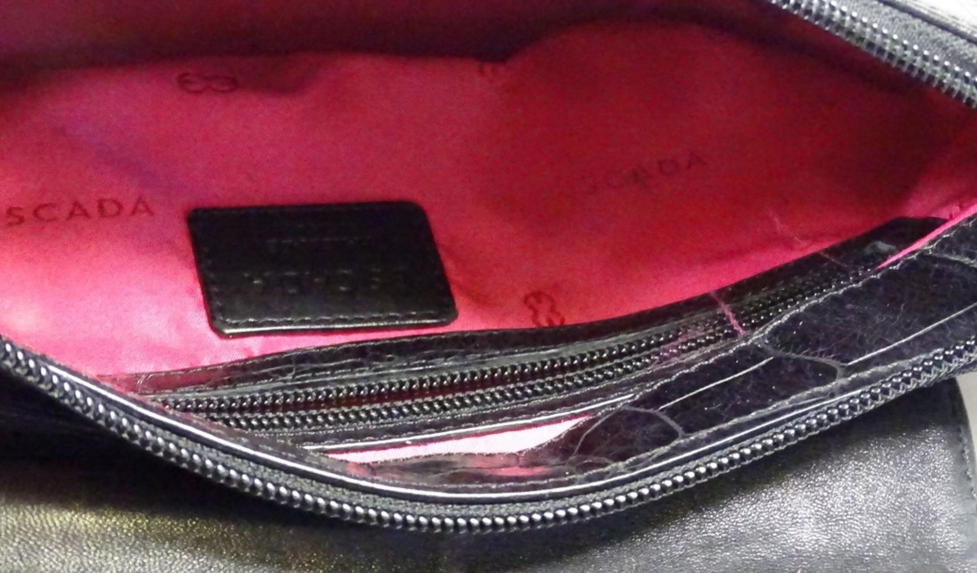 schwarze Damen Handtasche "Escada",17x28cm - Bild 4 aus 5
