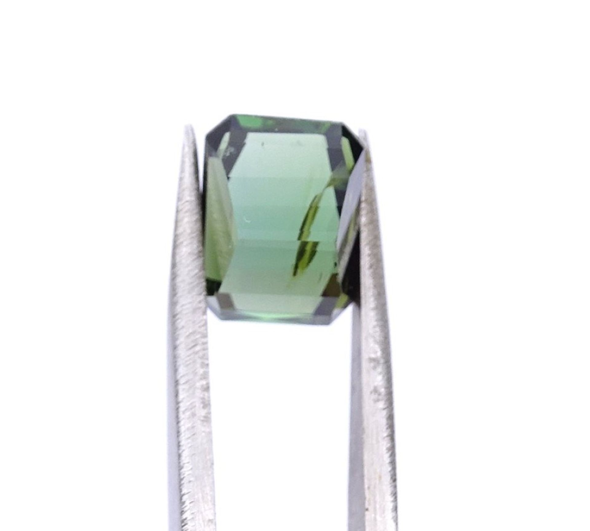 Grüner Turmalin 2,99ct.,natürlich,8,7x6,7 - Bild 5 aus 6