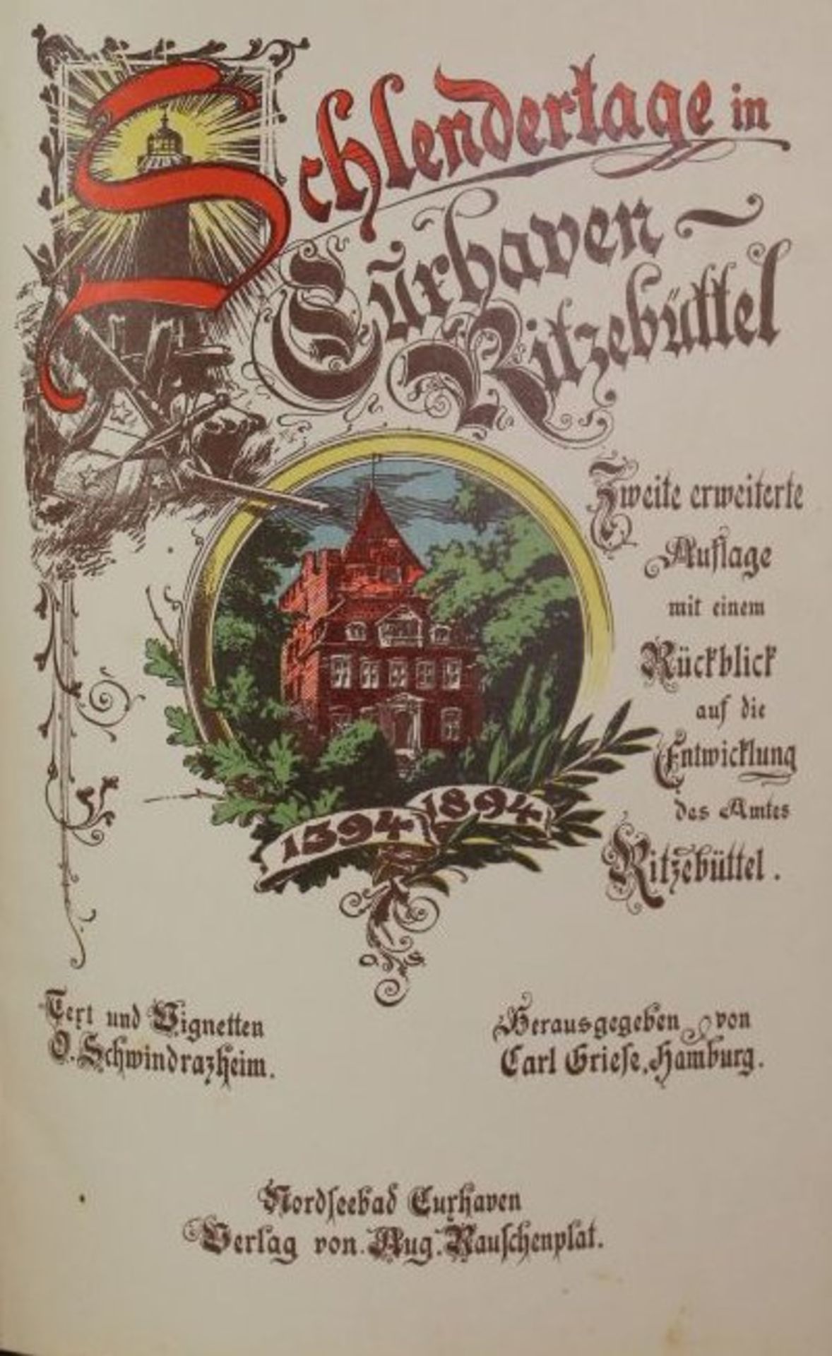 Schlendertage in Cuxhaven-Ritzebüttel, um 1900, einige Seiten lose aber wohl kompl., Alters-u. - Bild 2 aus 5