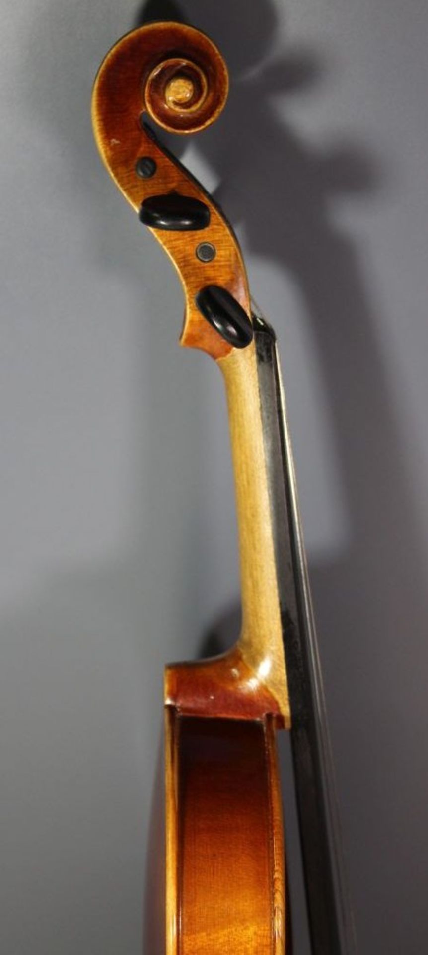 Geige, innen Klebeetikett " Antonius Stradivarius faciebat Cremona 1713", Made in W.-Germany, - Bild 5 aus 10