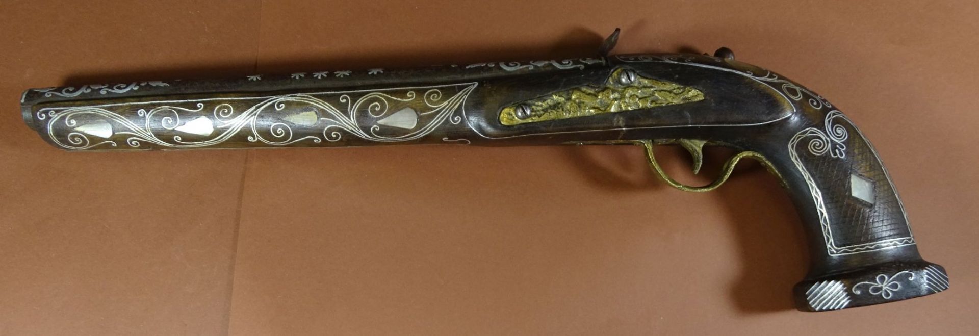 Deko Steinschloss-Pistole, L-44 cm - Bild 4 aus 5
