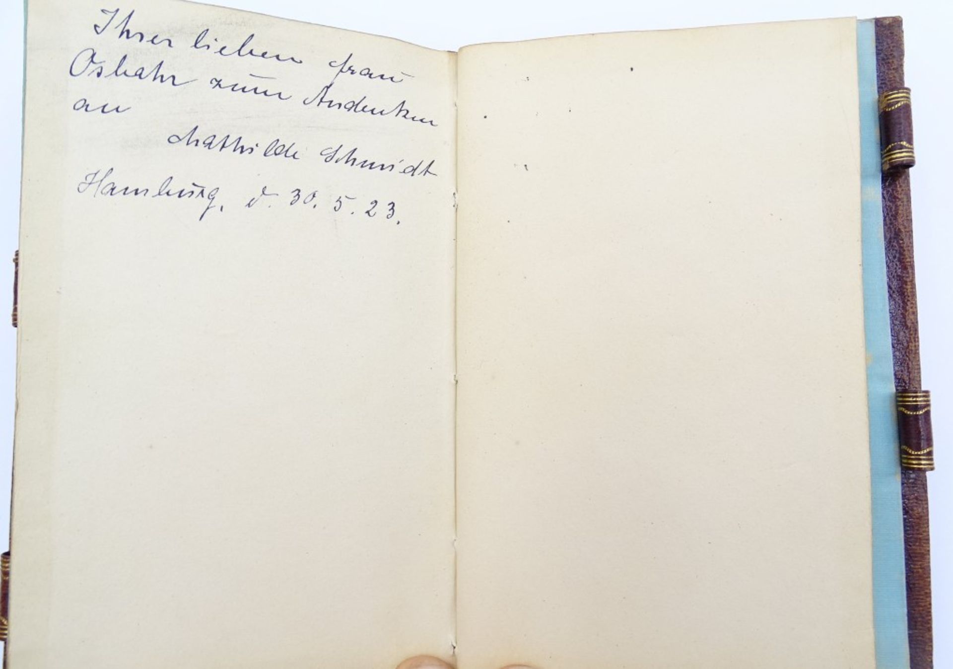 Altes Notizbuch,perlenstickerei,15,5x10cm,nur eine Seite beschriftet - Bild 2 aus 3