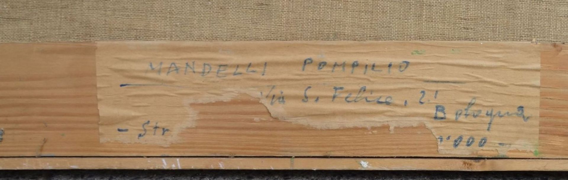 Pompilio MANDELLI (1912-2006), 1955 "Paesaggio verde", Öl/Leinen, 77x88 cm, anbei PP- Buch über - Bild 7 aus 10