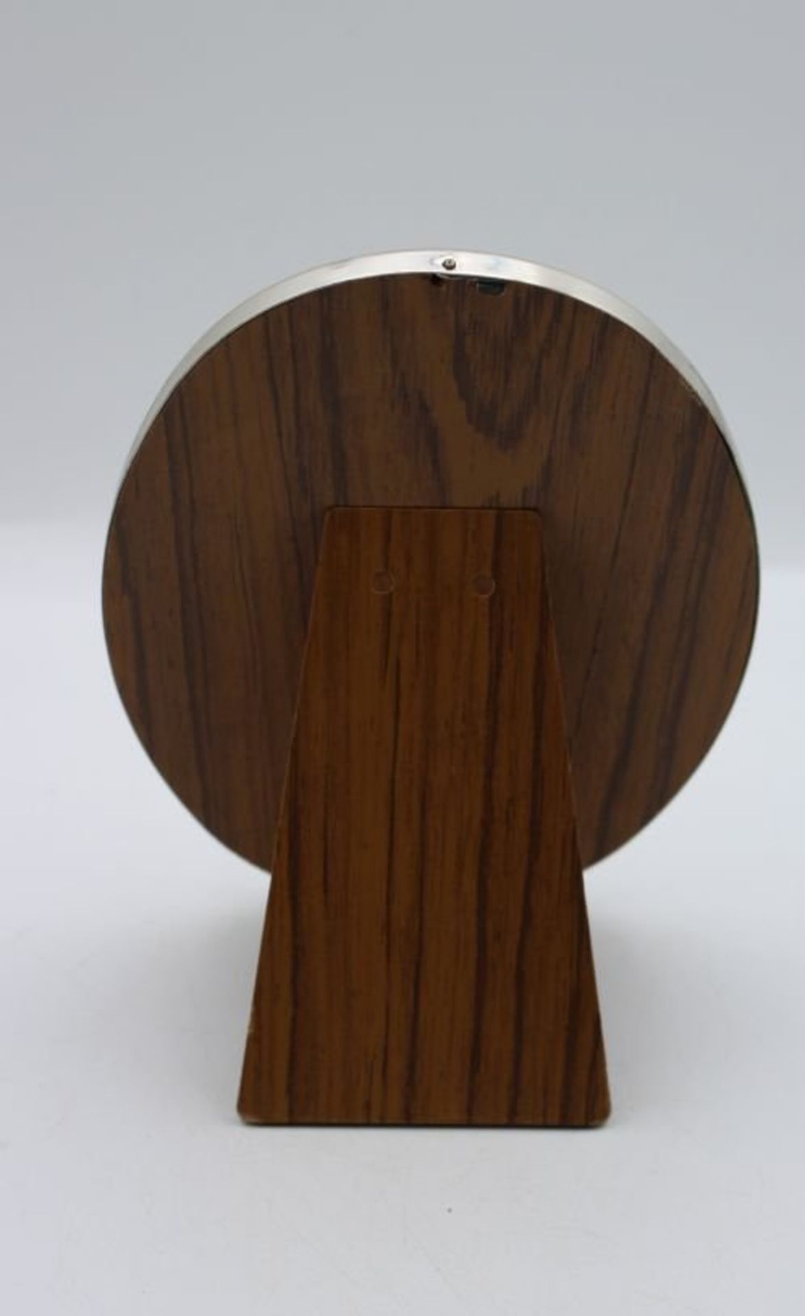 ovaler Tischbilderrahmen, Sterlingsilber, 15 x 11cm. - Bild 2 aus 2