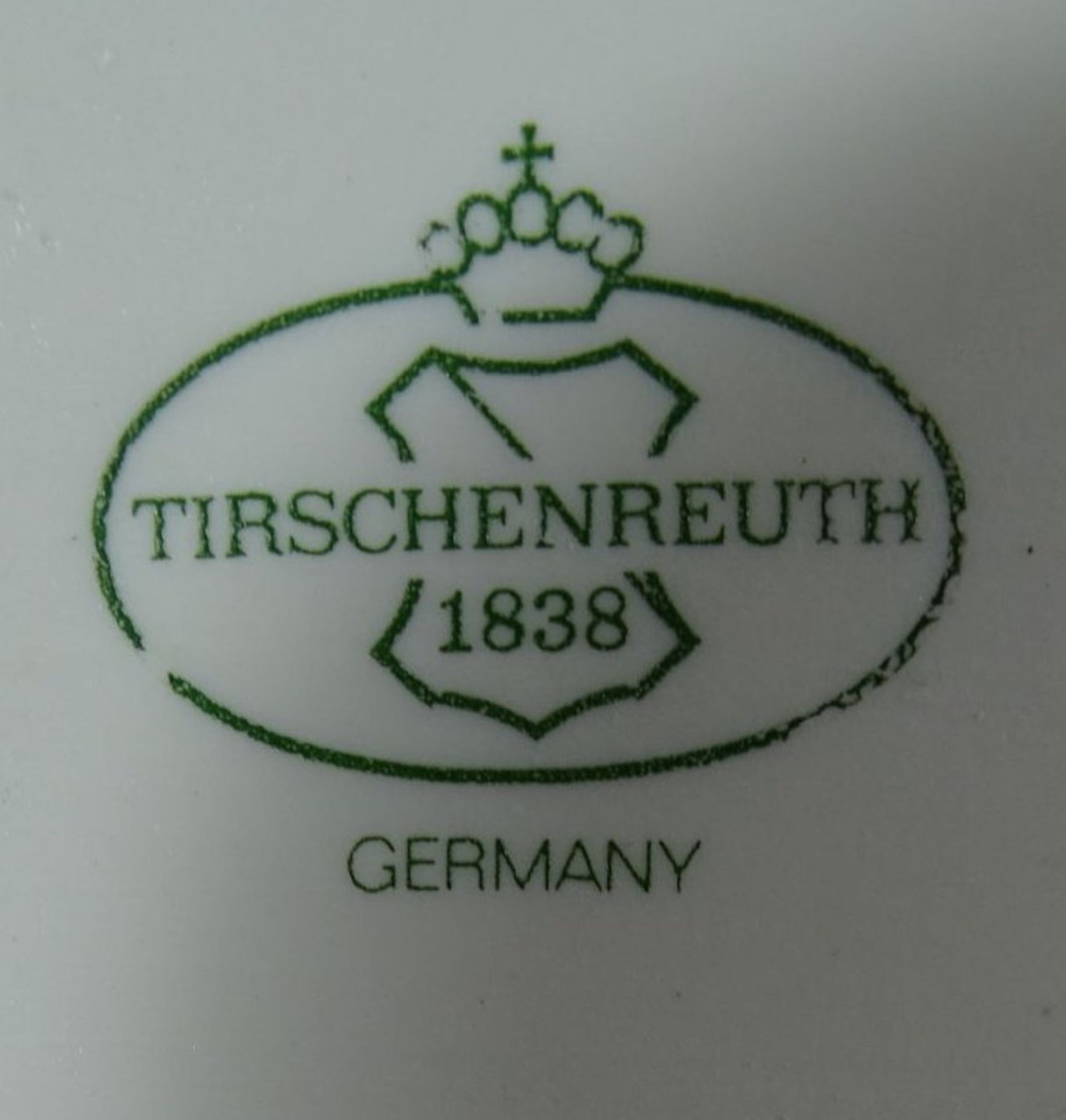 grosses Porzellanbild, Druck, gerahmt "Tischenreuth" - Bild 5 aus 5