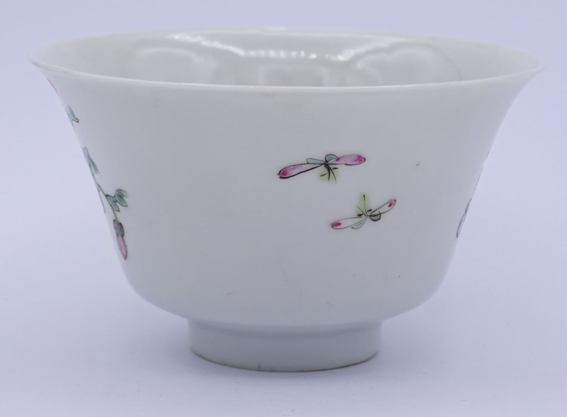 wohl Suppen Schälchen mit U.T.wohl Japan,florales Dekor,H-7,5cm,d-10,5cm,Boden gemark - Image 7 of 7