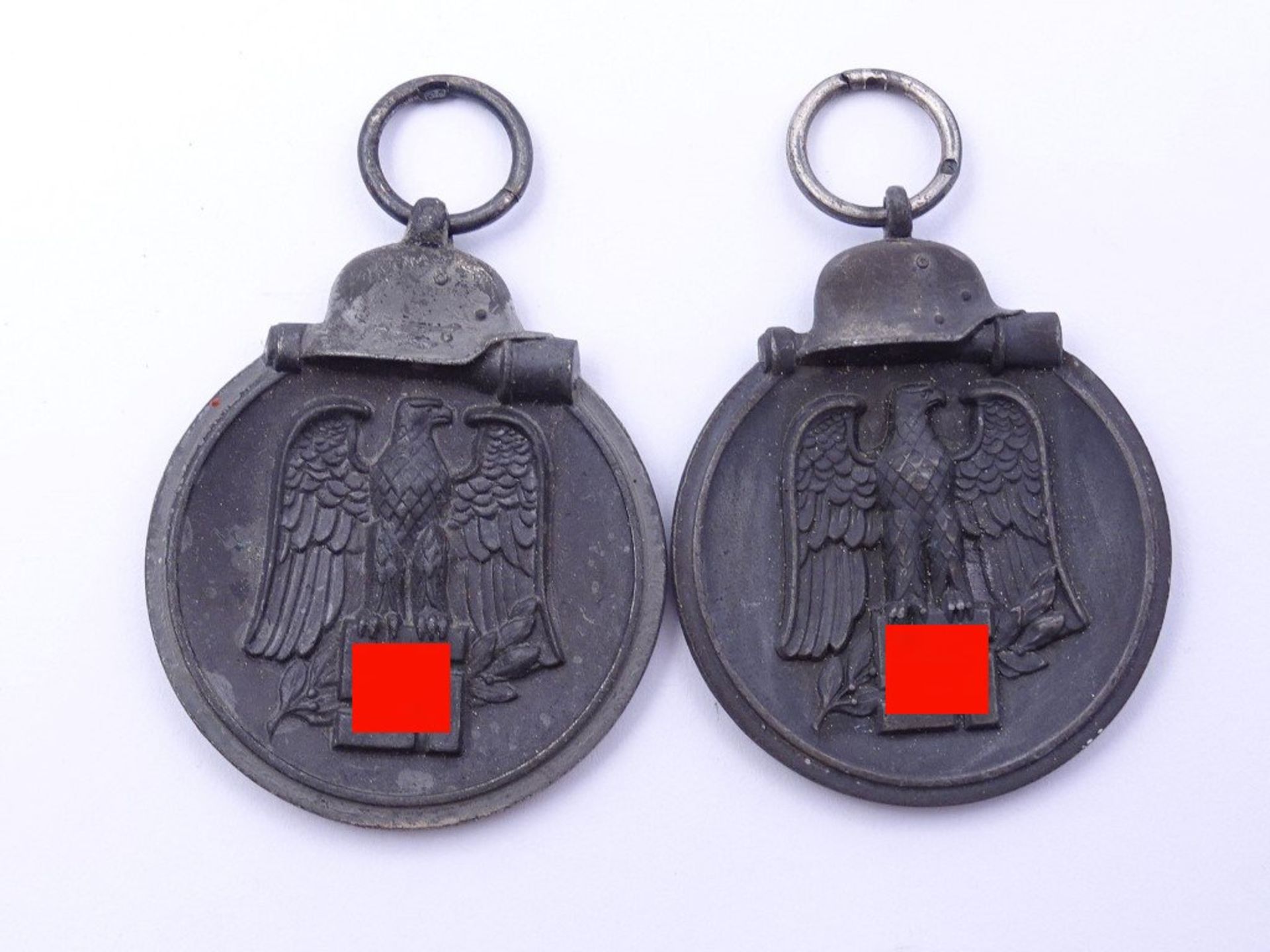 Zwei Winterschlacht im Osten Medaillen 1941/42