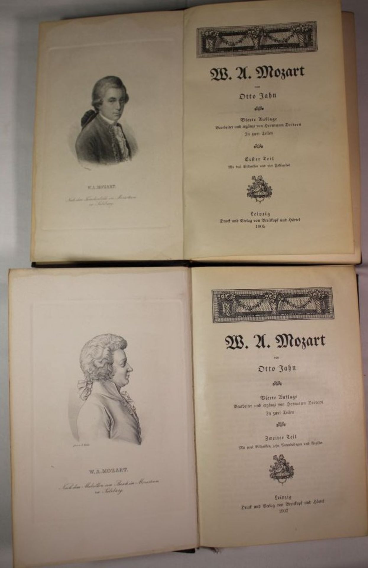 Otto Jahn, W. A. Mozart, 1. u. 2. Teil, 1905/7. - Bild 3 aus 3