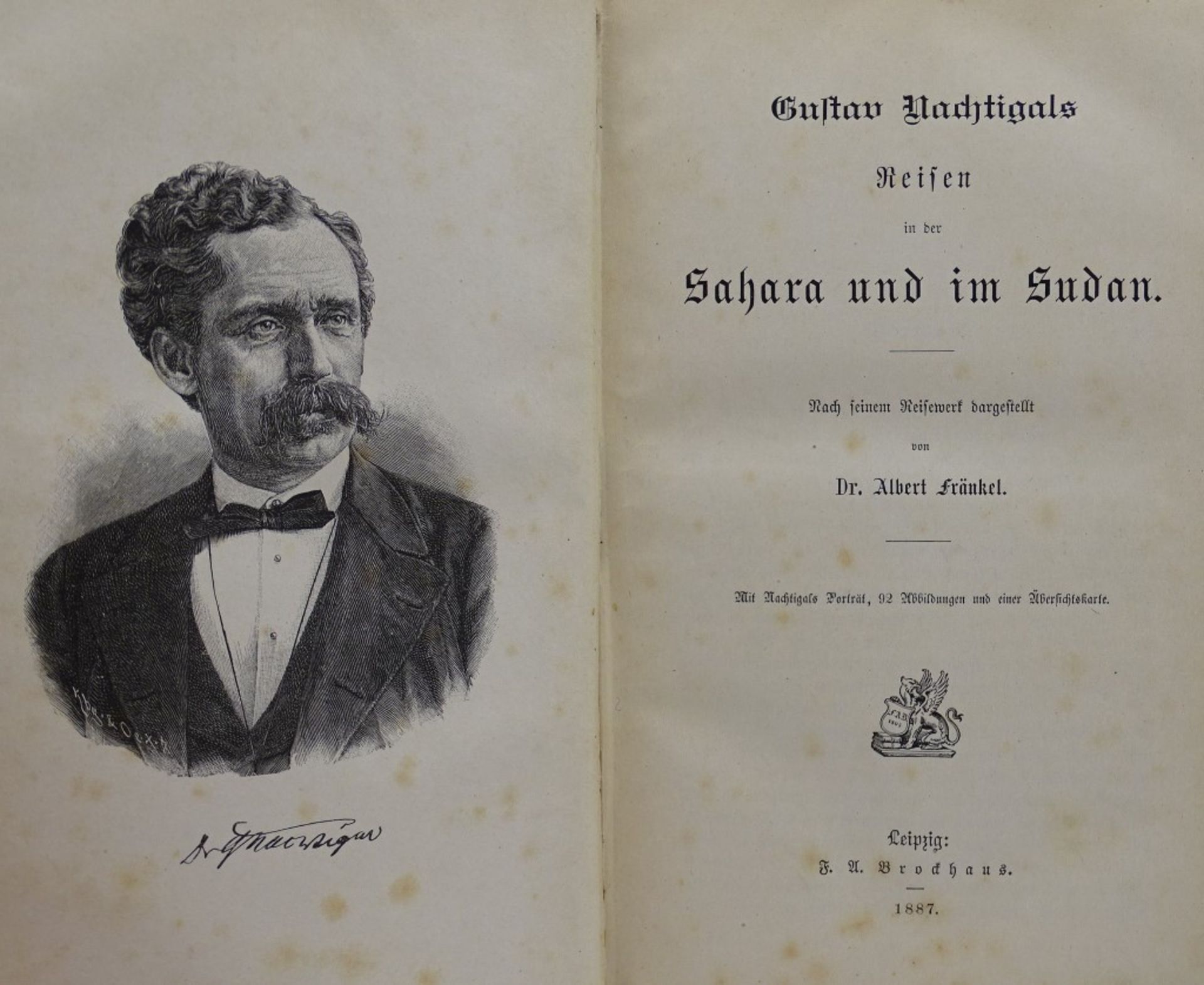 "Reisen in der Sahara und im Sudan" von Gustav Nachtigal, Leipzig 1887, - Bild 3 aus 8