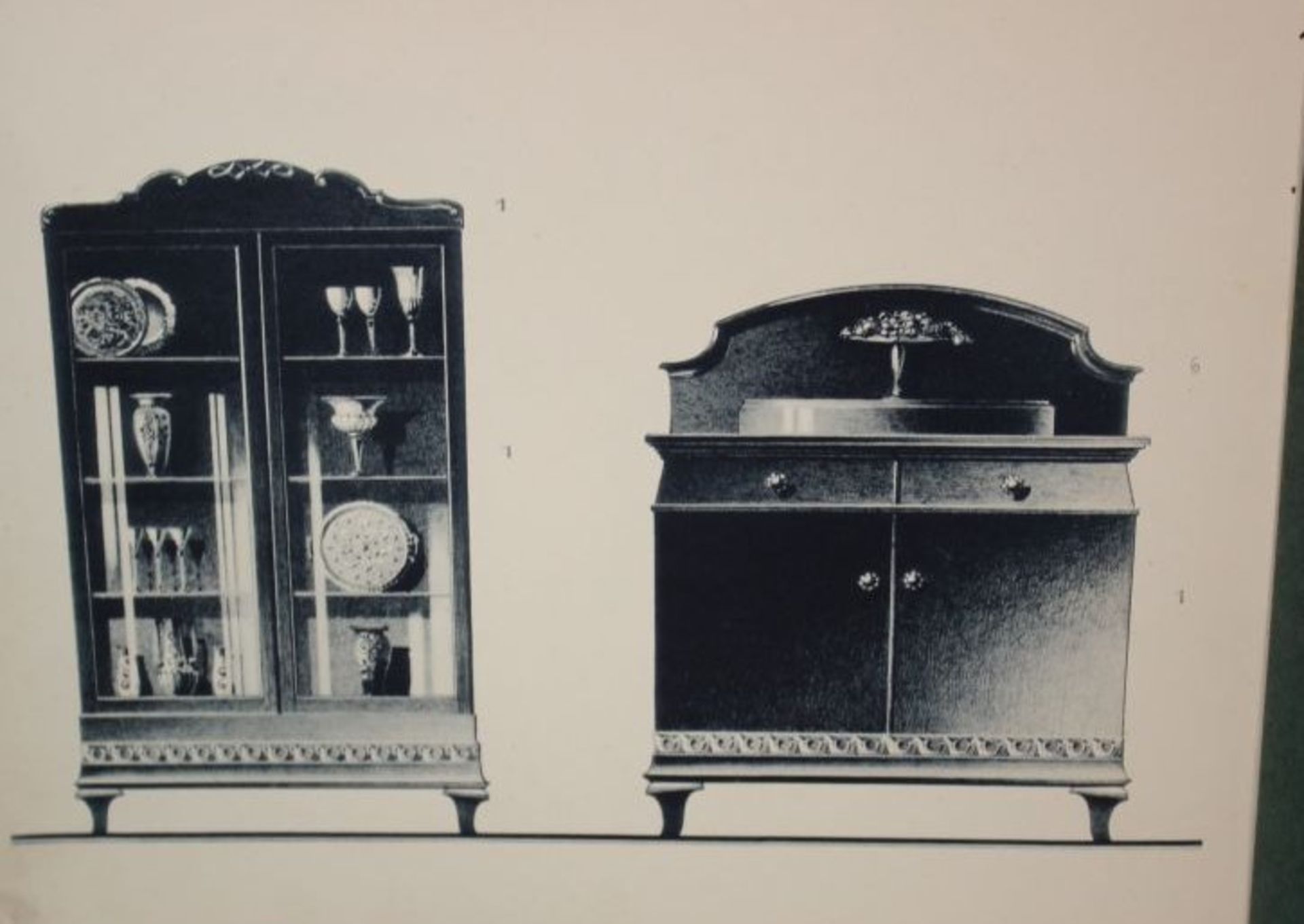 Modellkatalog "Speisezimmer", 1. Ausgabe wohl um 1920, Alters-u. Gebrauchsspuren - Bild 2 aus 4