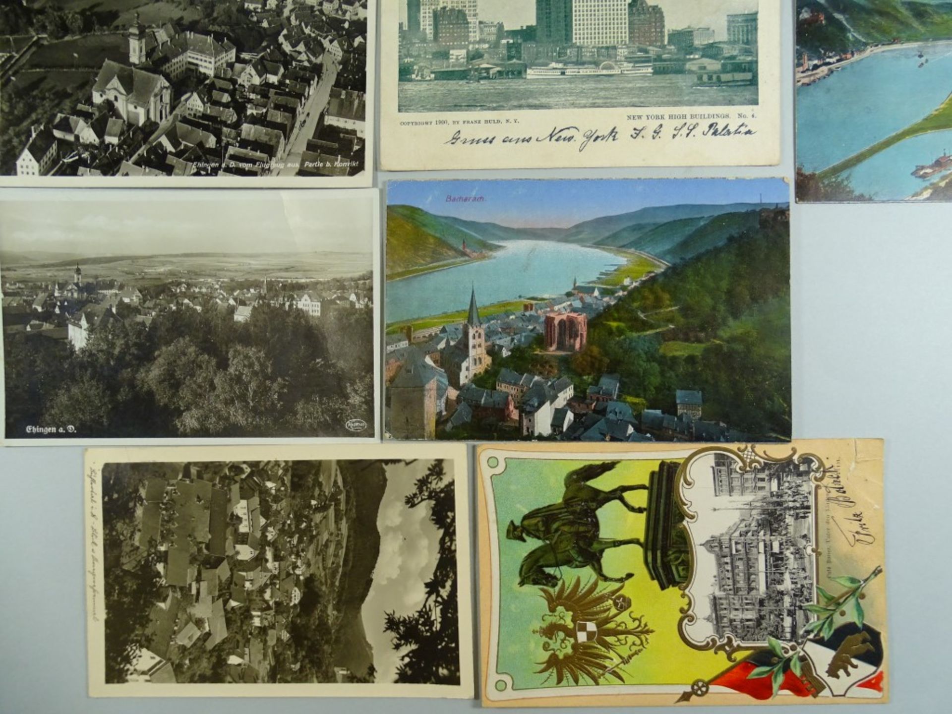 Konvolut Postkarten mit Stadtansichten,alle gelaufen,auch Feldpostkarten bei - Bild 3 aus 5