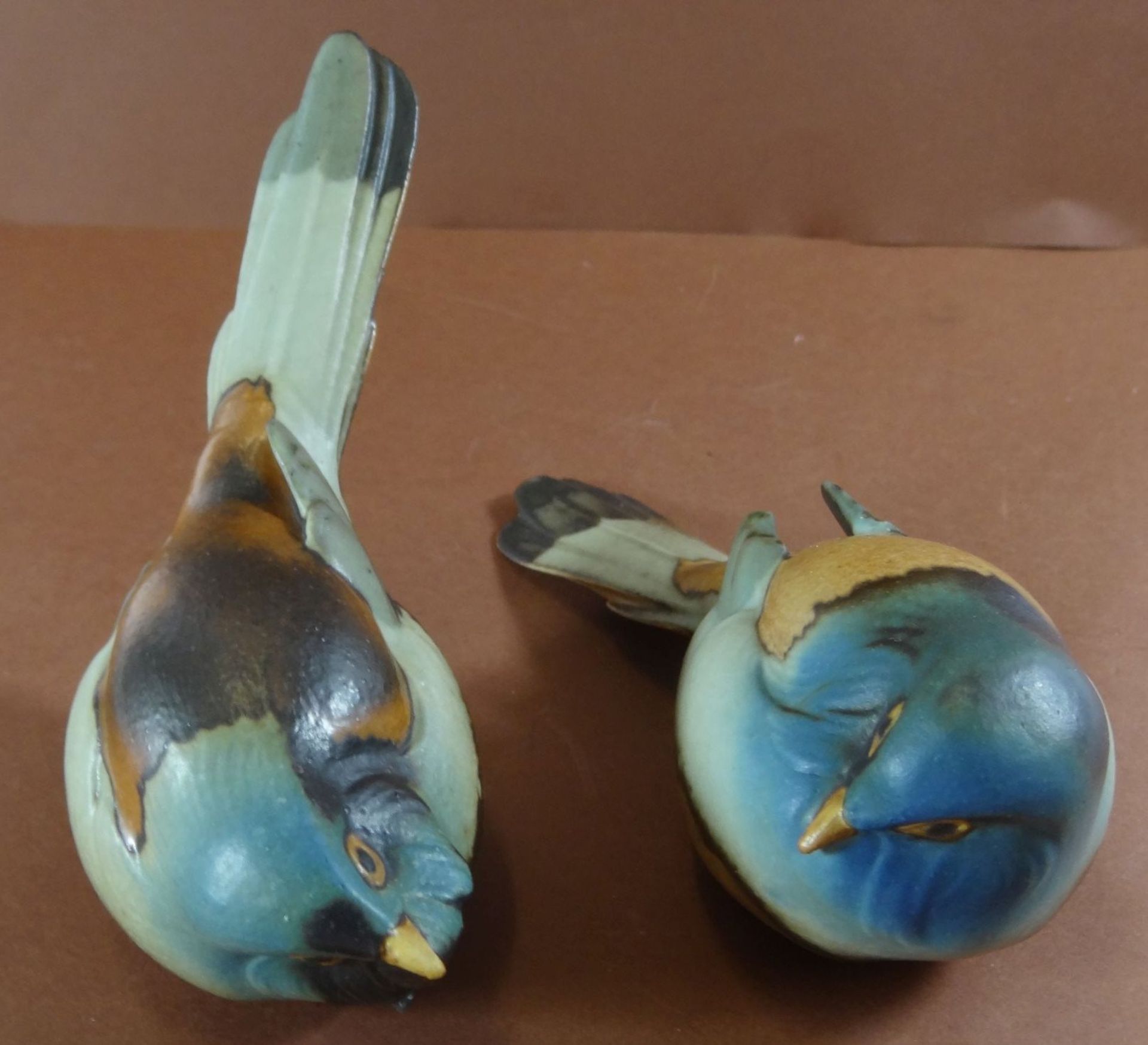 Vogelpaar "Bing&Gröndahl", L-13 cm, bemal