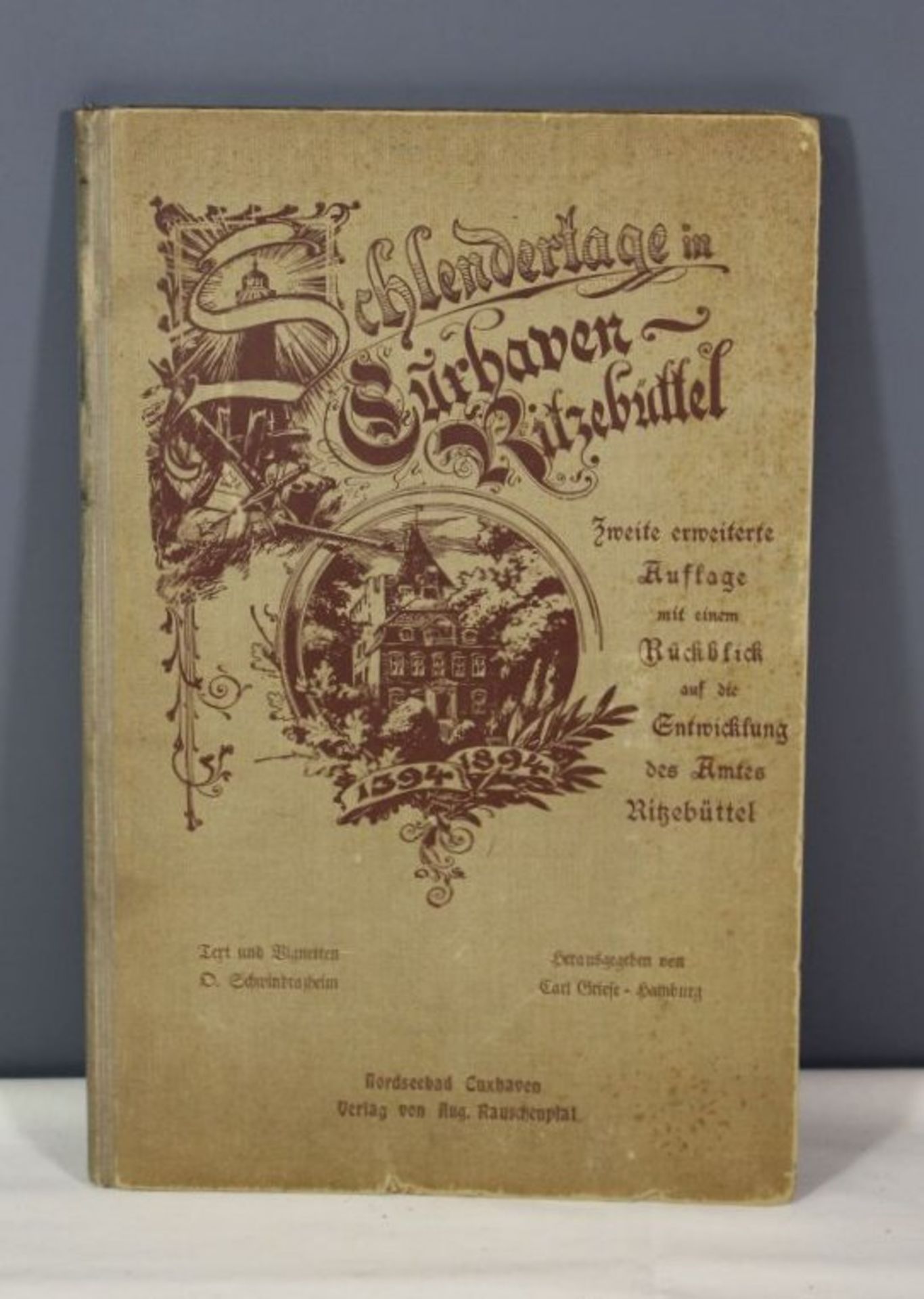 Schlendertage in Cuxhaven-Ritzebüttel, um 1900, einige Seiten lose aber wohl kompl., Alters-u.