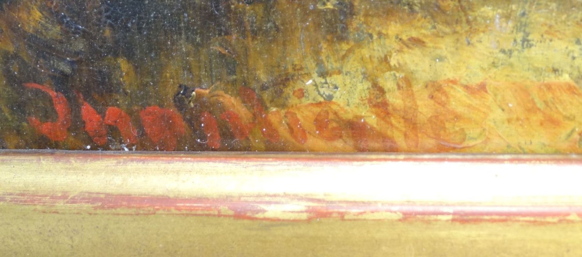 Adolphe MONTICELLI (1824-1886) "Elegantes aux chien" Öl/Holz, 40x32 cm, gerahmt RG 57x48 c - Image 6 of 8