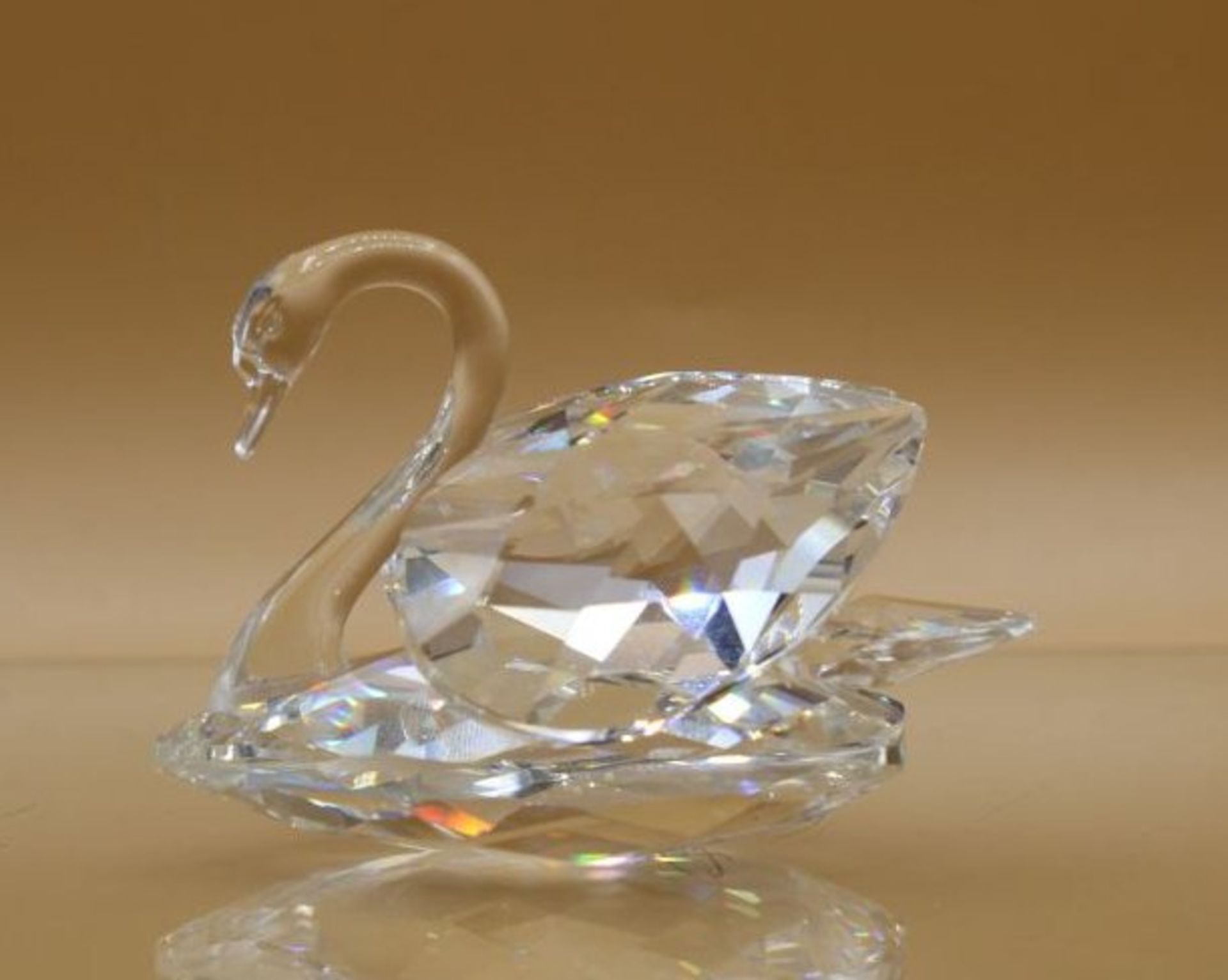 Schwan, Swarovski, H-5,5cm,