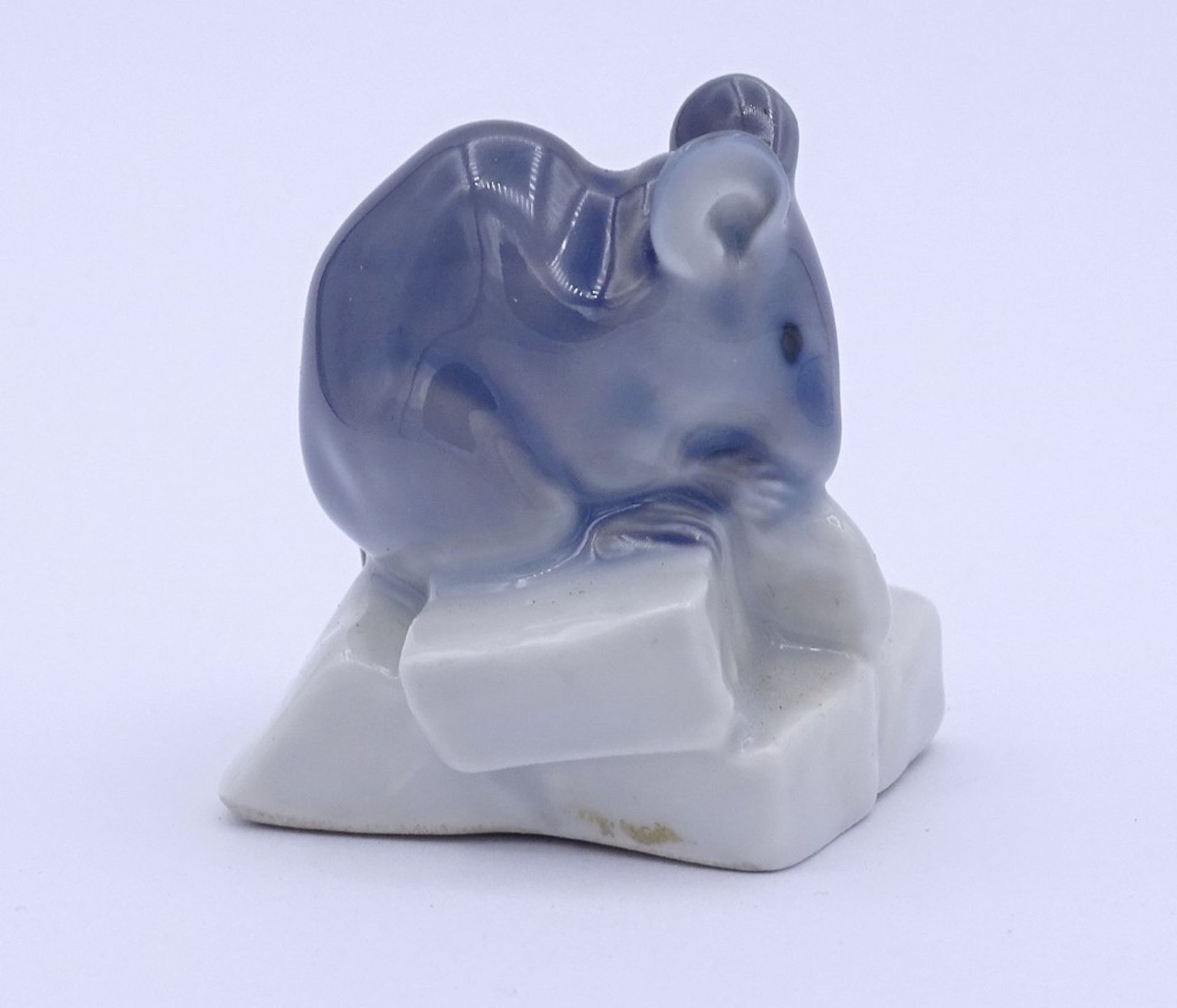 Skulptur einer Maus auf Zuckerberg"Royal Copenhagen" Nr. 510 - Bild 2 aus 4
