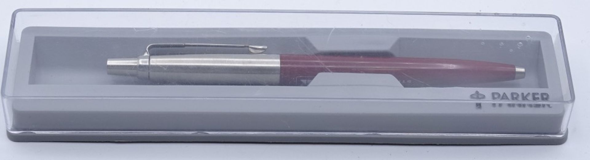 Kugelschreiber "Parker", in Schachtel, mit Werbung