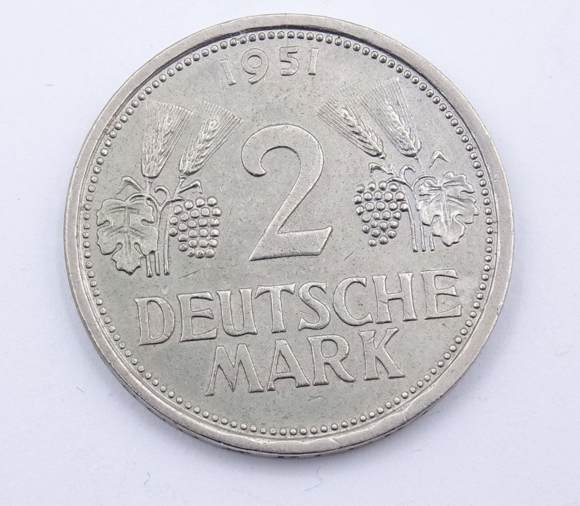 2 Deutsche Mark 1951 J