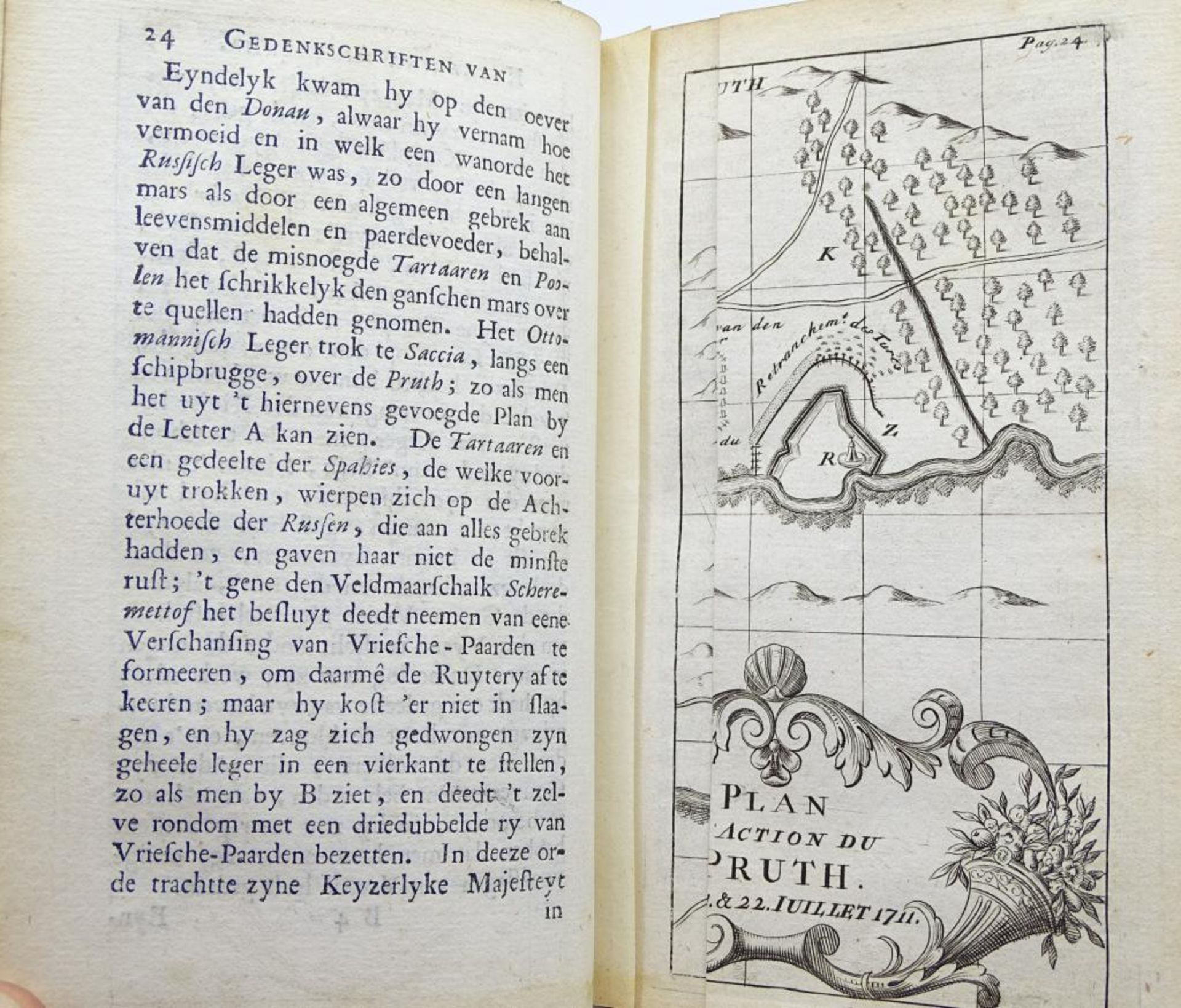 Gedenkschriften der Regeeringe van Katharina,I & II,Boekverkoopers Anno 1728,ca. 560 Seiten,mit Sta - Bild 4 aus 10