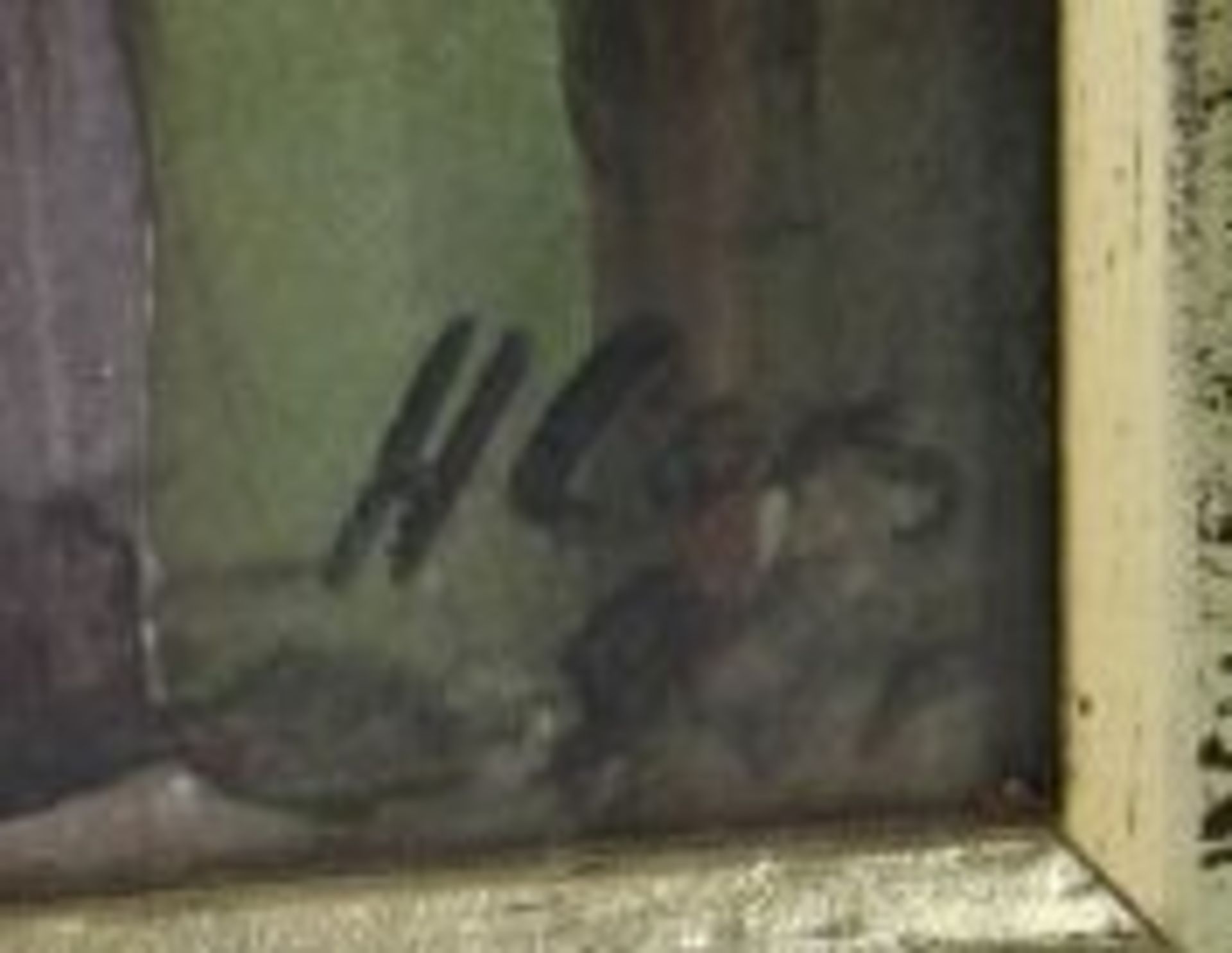 unleserl.signiertes Aquarell, Stadtansicht, verso kyrrillisch beschriftet, datiert 1994, gerahmt/Gl - Bild 2 aus 5