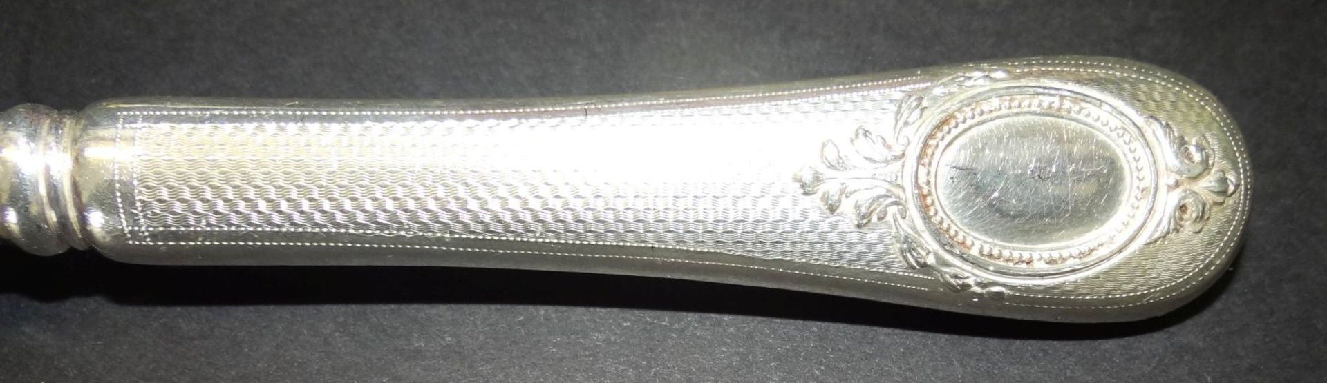 6 grosse, 6 kl. Messer mit Silbergriffen, Minerva-Punze, Frankreich, L-20 und 25 cm, - Image 5 of 7