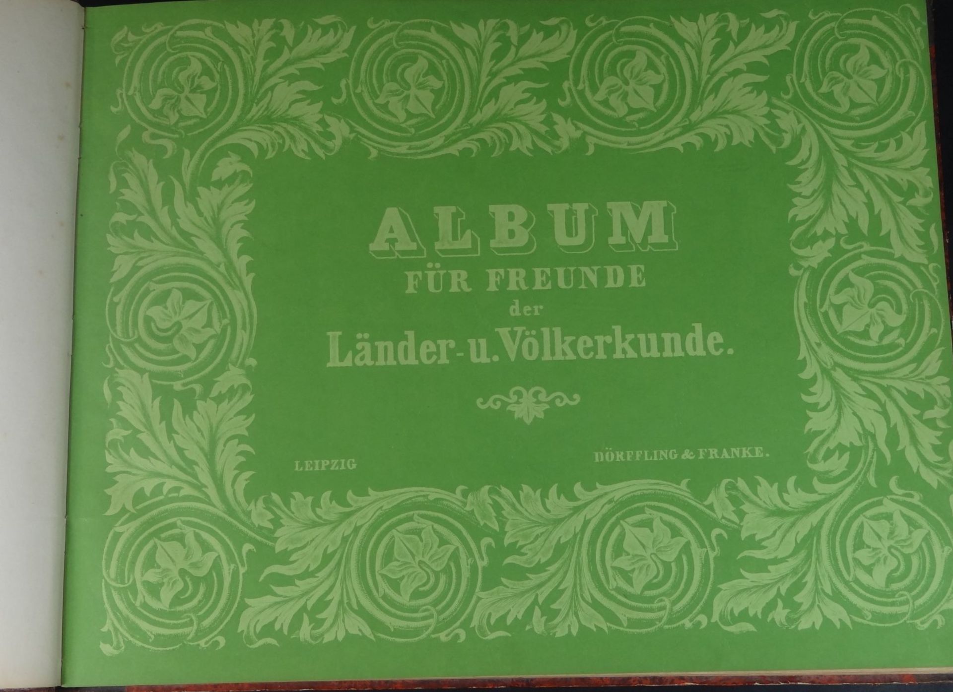 Album für Freunde der Länder-und Völkerkunde wohl um 1850, 30 Stiche,,hpts. Asien, Dörfling&F - Bild 2 aus 10